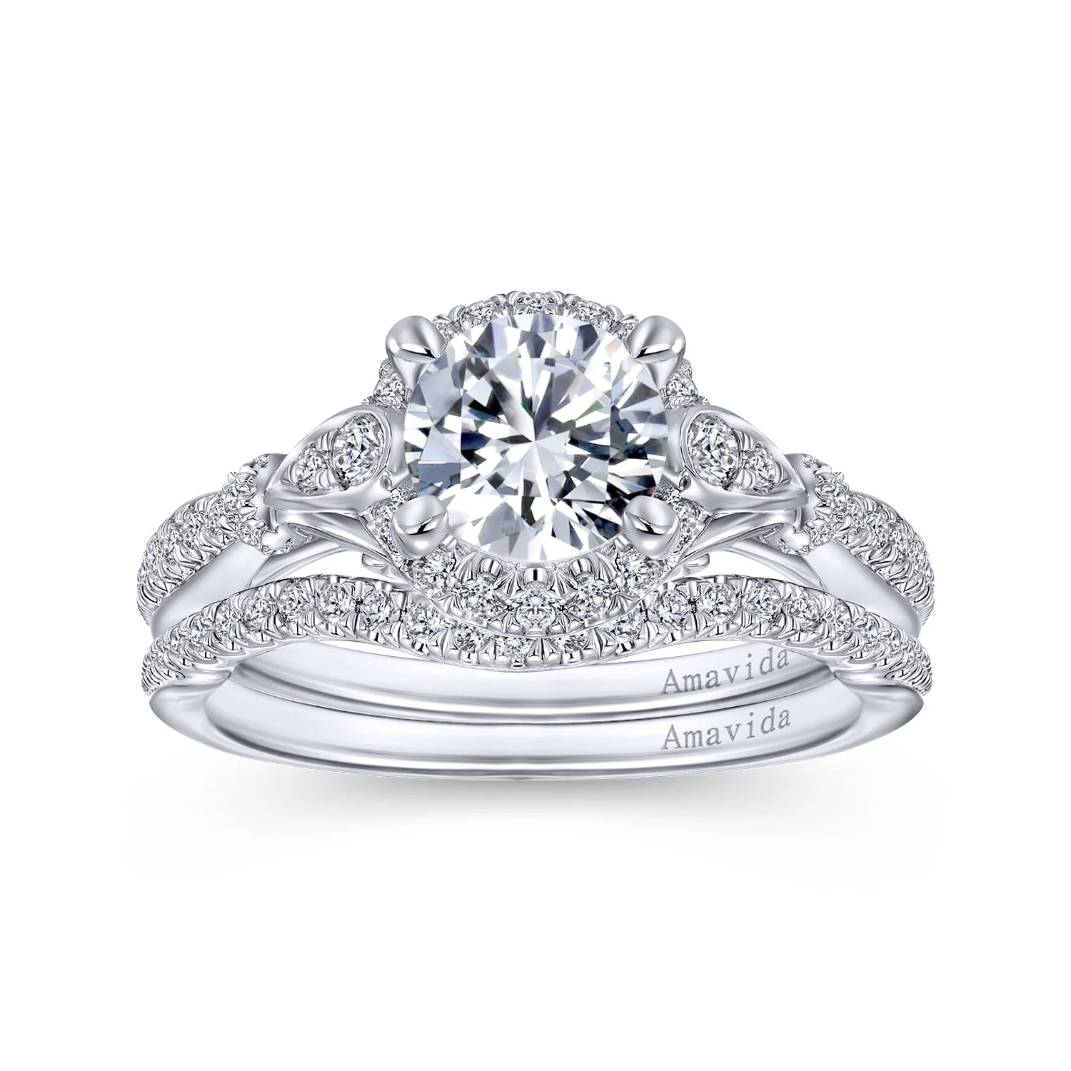 Matching Wedding Band in 14K White Gold, photograph 3