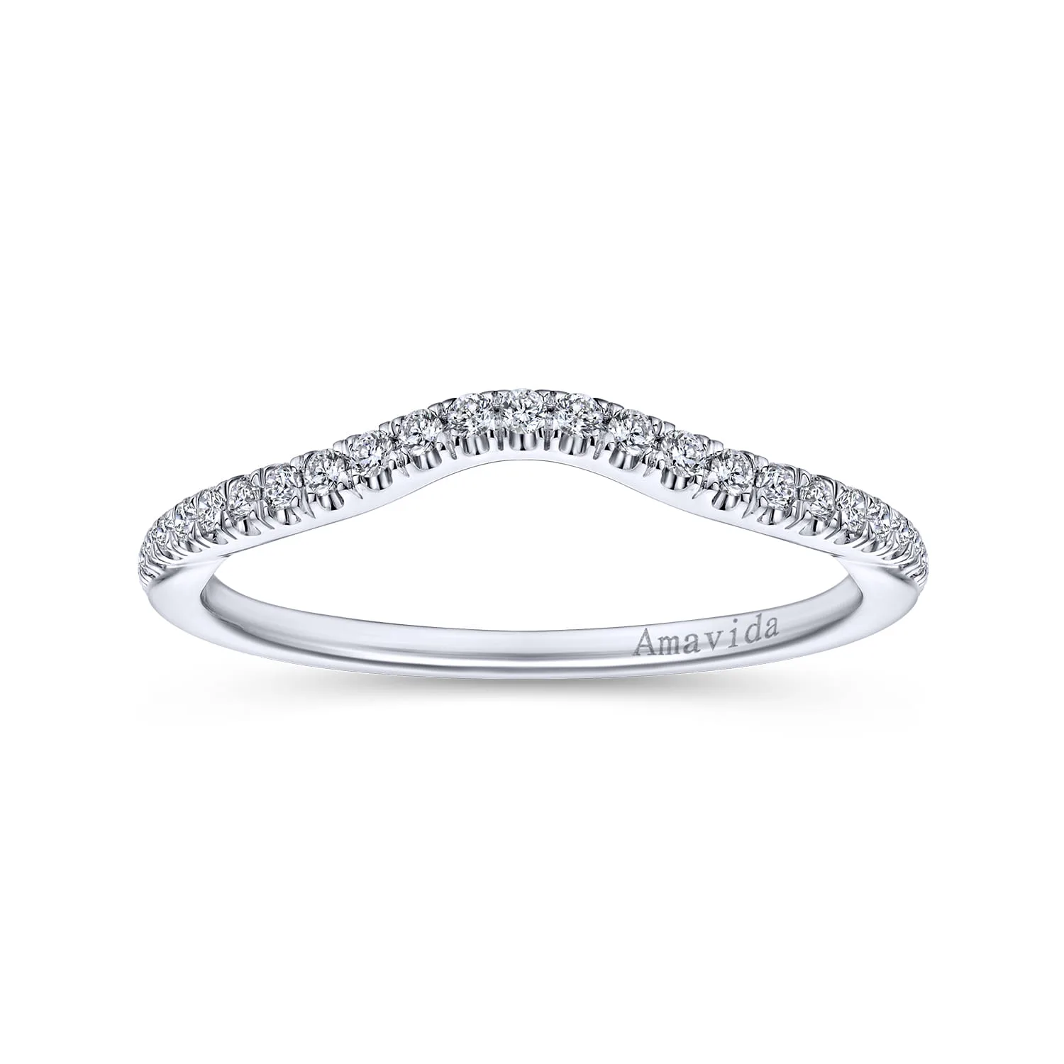 Matching Wedding Band in 14K White Gold, photograph 4