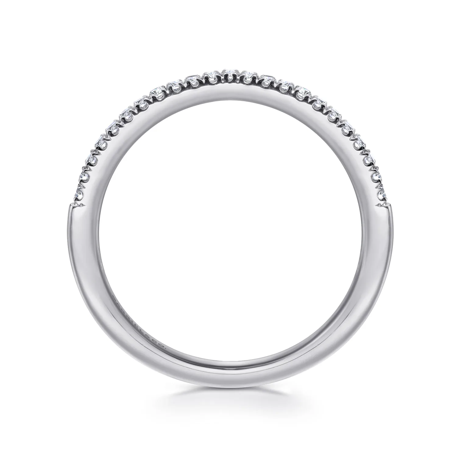 Matching Wedding Band in 14K White Gold, photograph 2
