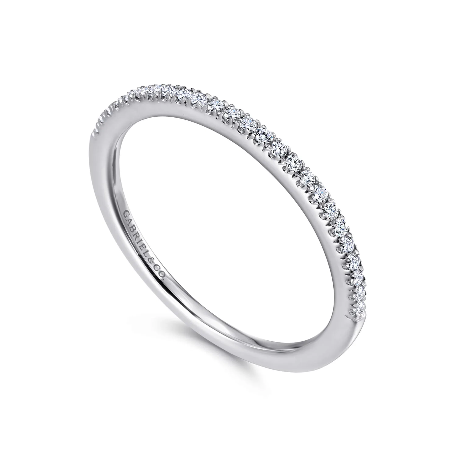 Matching Wedding Band in 14K White Gold, photograph 3