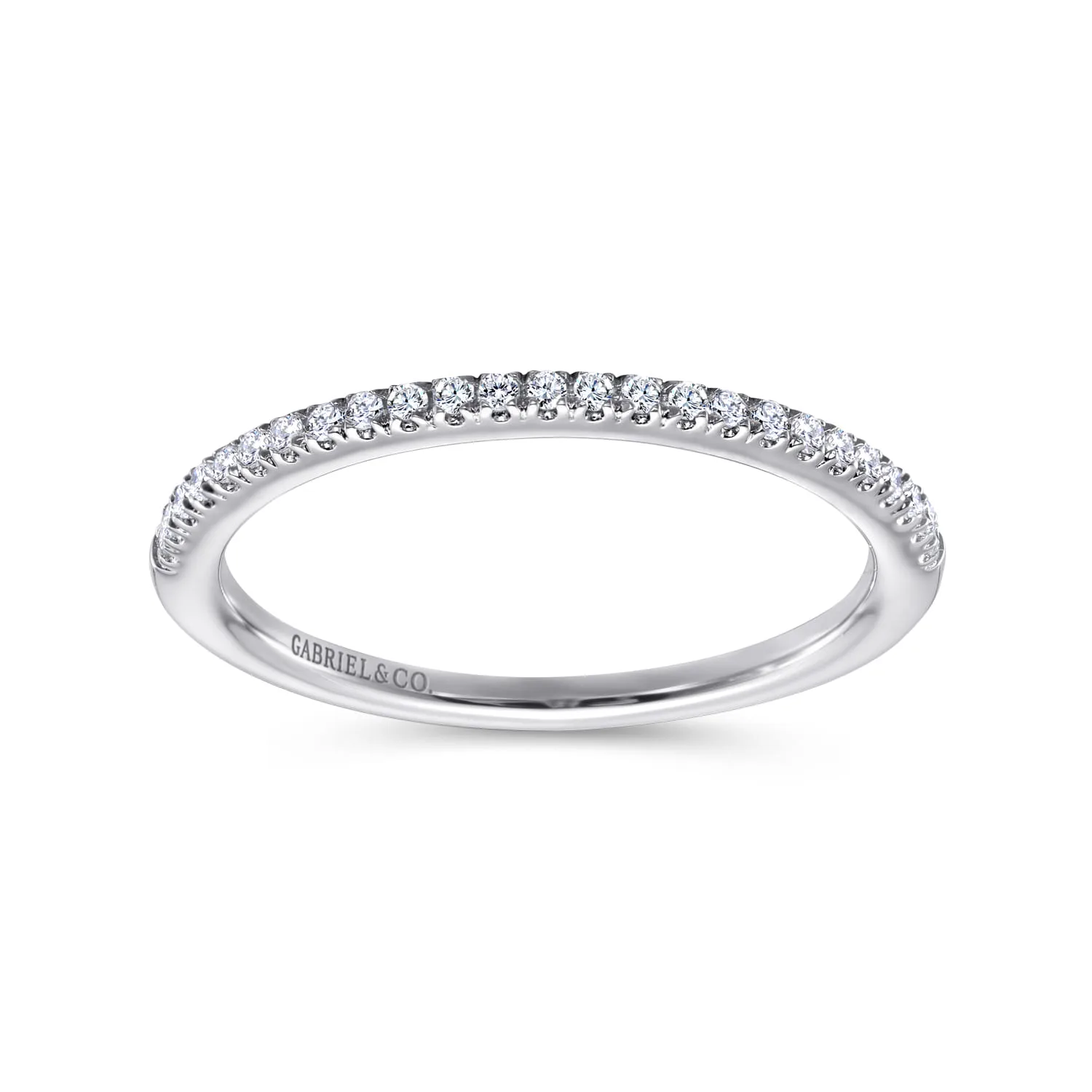 Matching Wedding Band in 14K White Gold, photograph 4