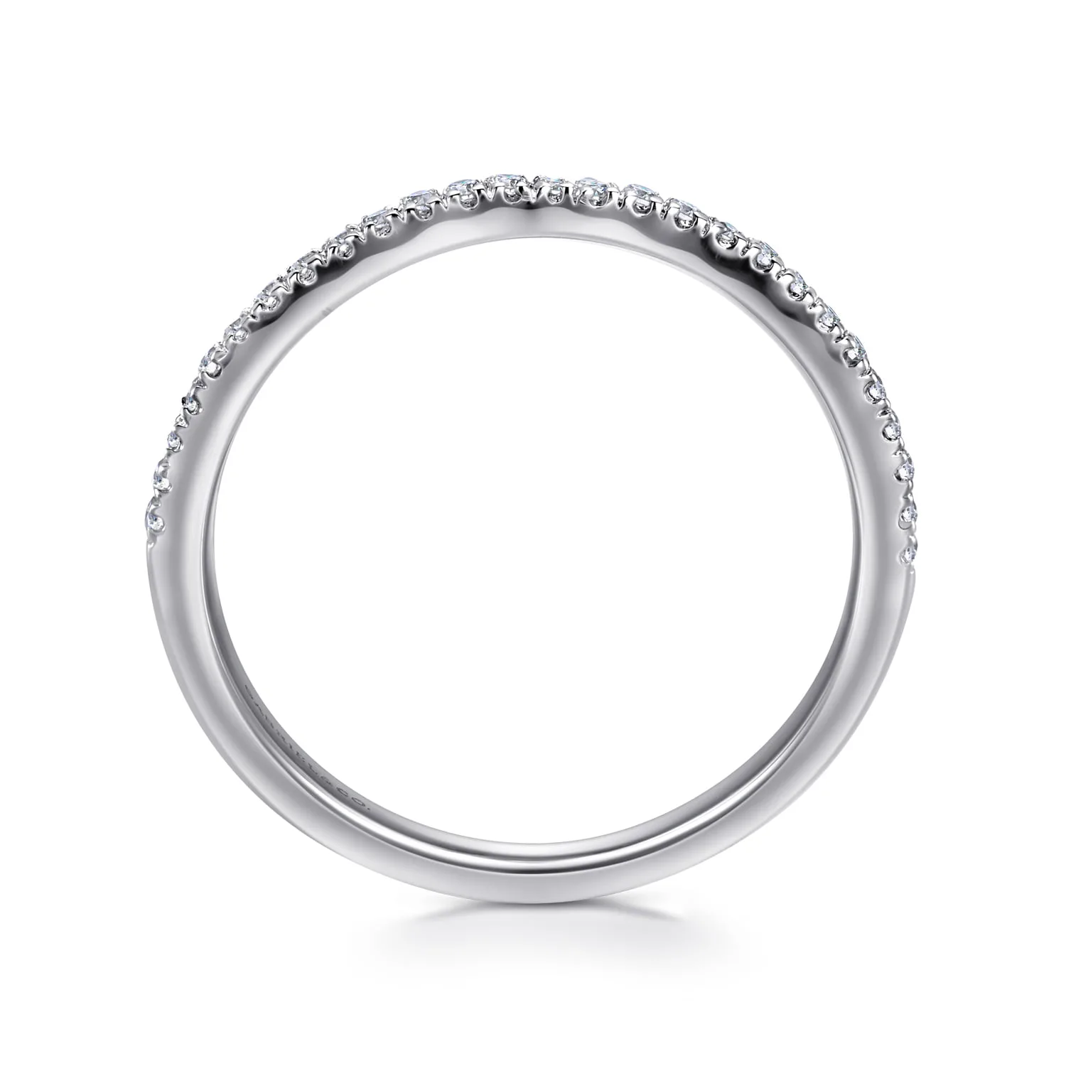 Matching Wedding Band in 14K White Gold, photograph 2