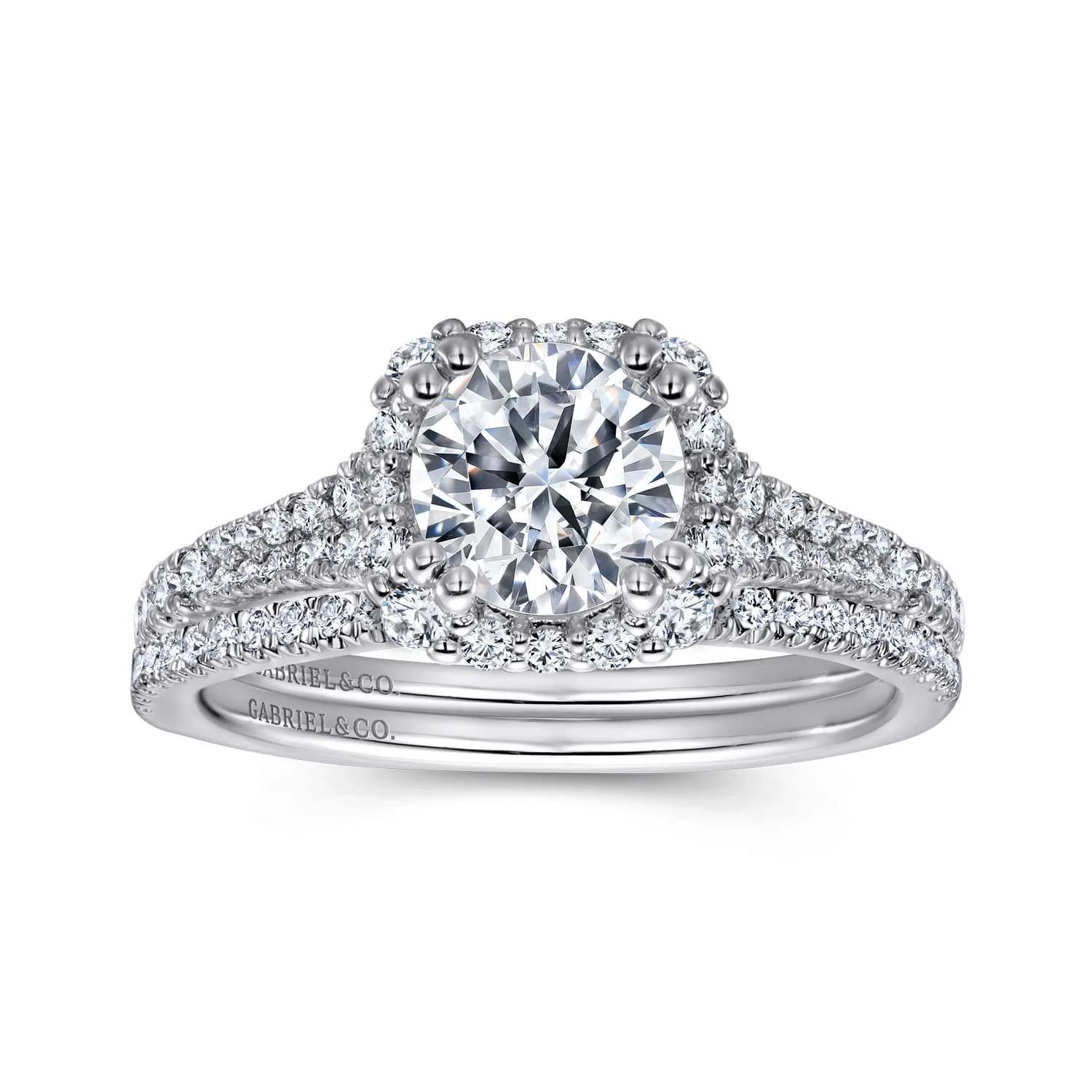Matching Wedding Band in 14K White Gold, photograph 4