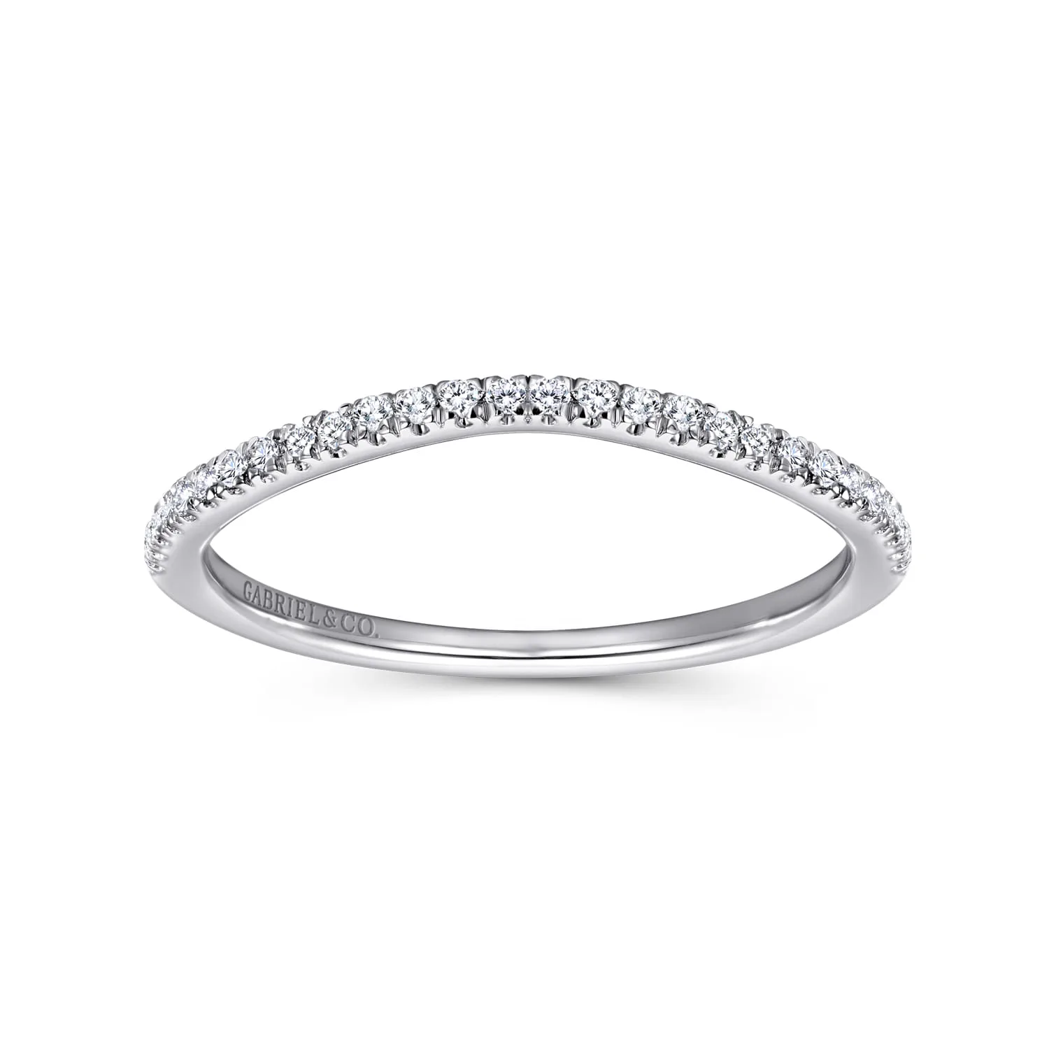 Matching Wedding Band in 14K White Gold, photograph 5