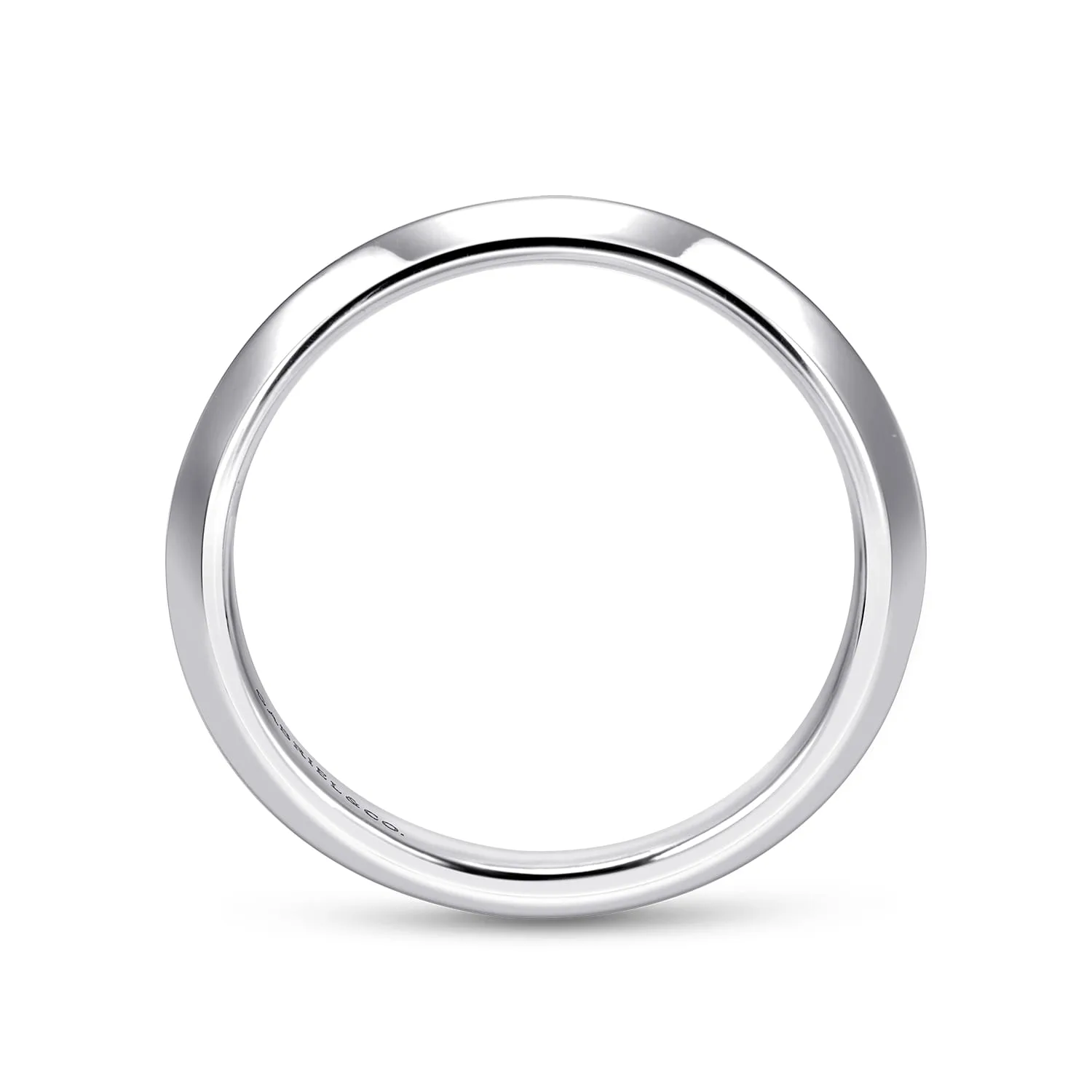 Matching Wedding Band in 14K White Gold, photograph 2