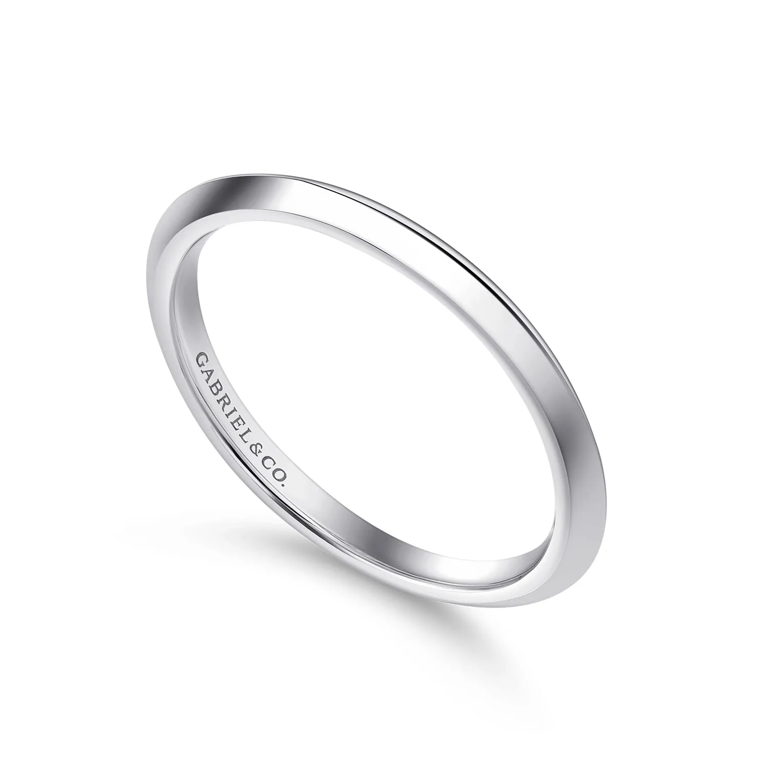 Matching Wedding Band in 14K White Gold, photograph 3
