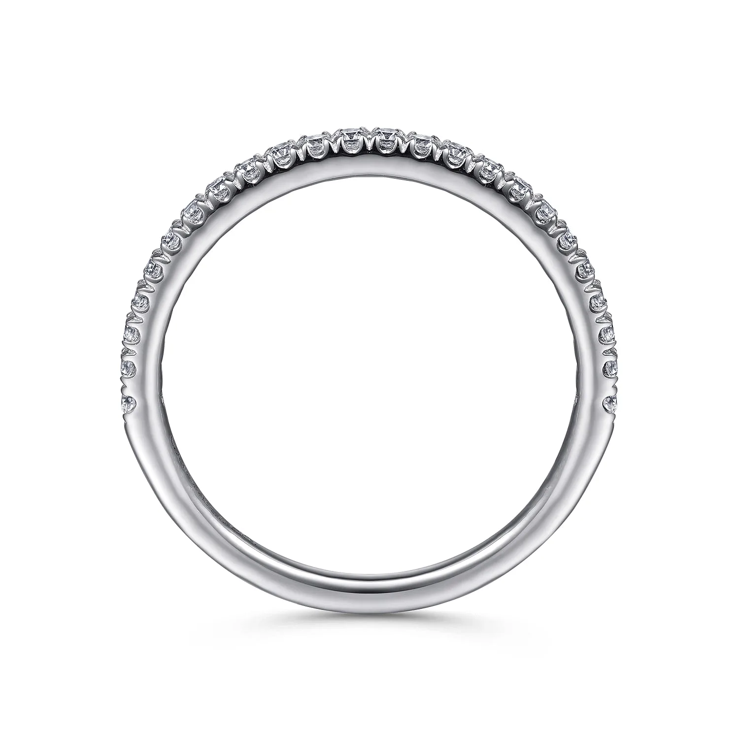 Matching Wedding Band in 14K White Gold, photograph 2
