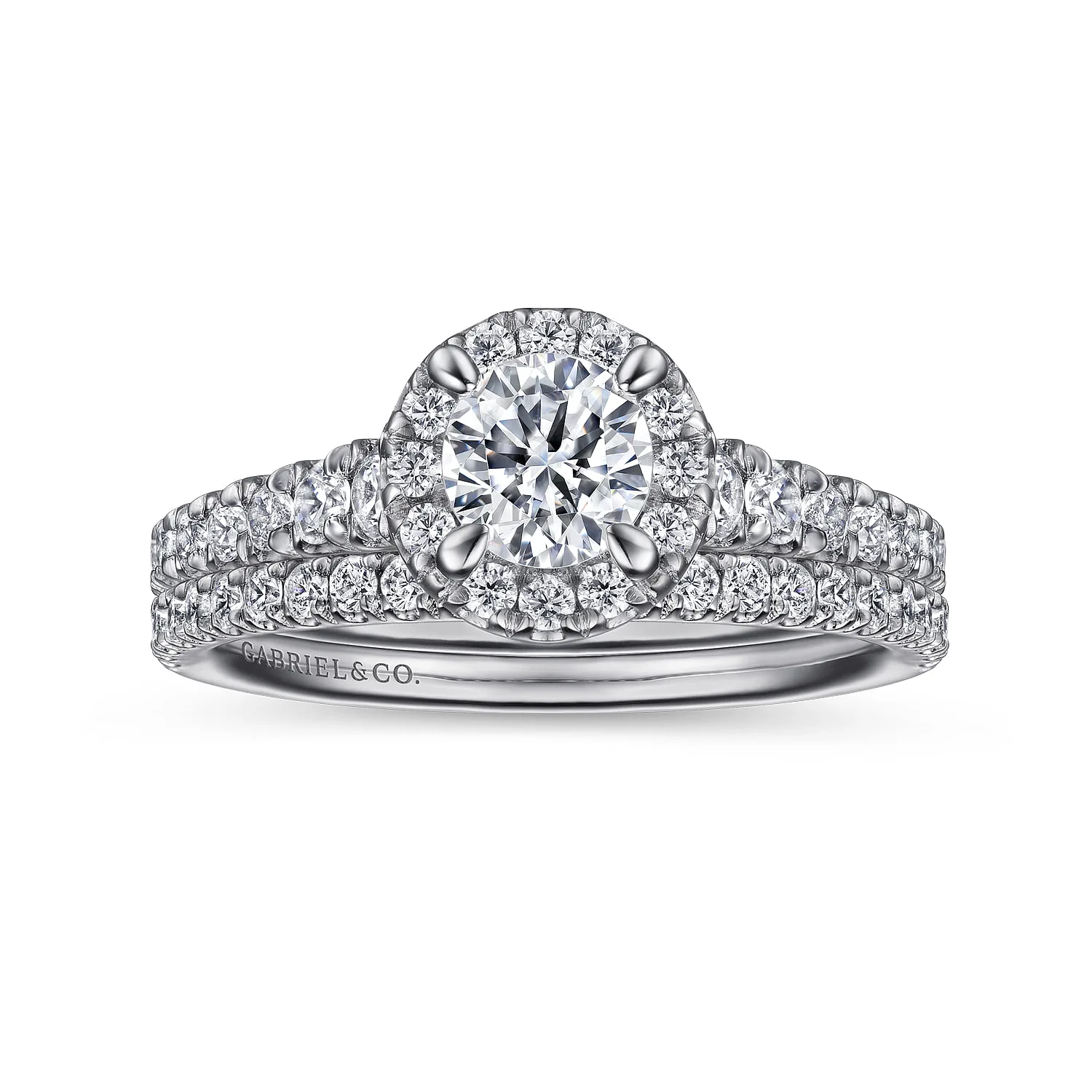 Matching Wedding Band in 14K White Gold, photograph 4