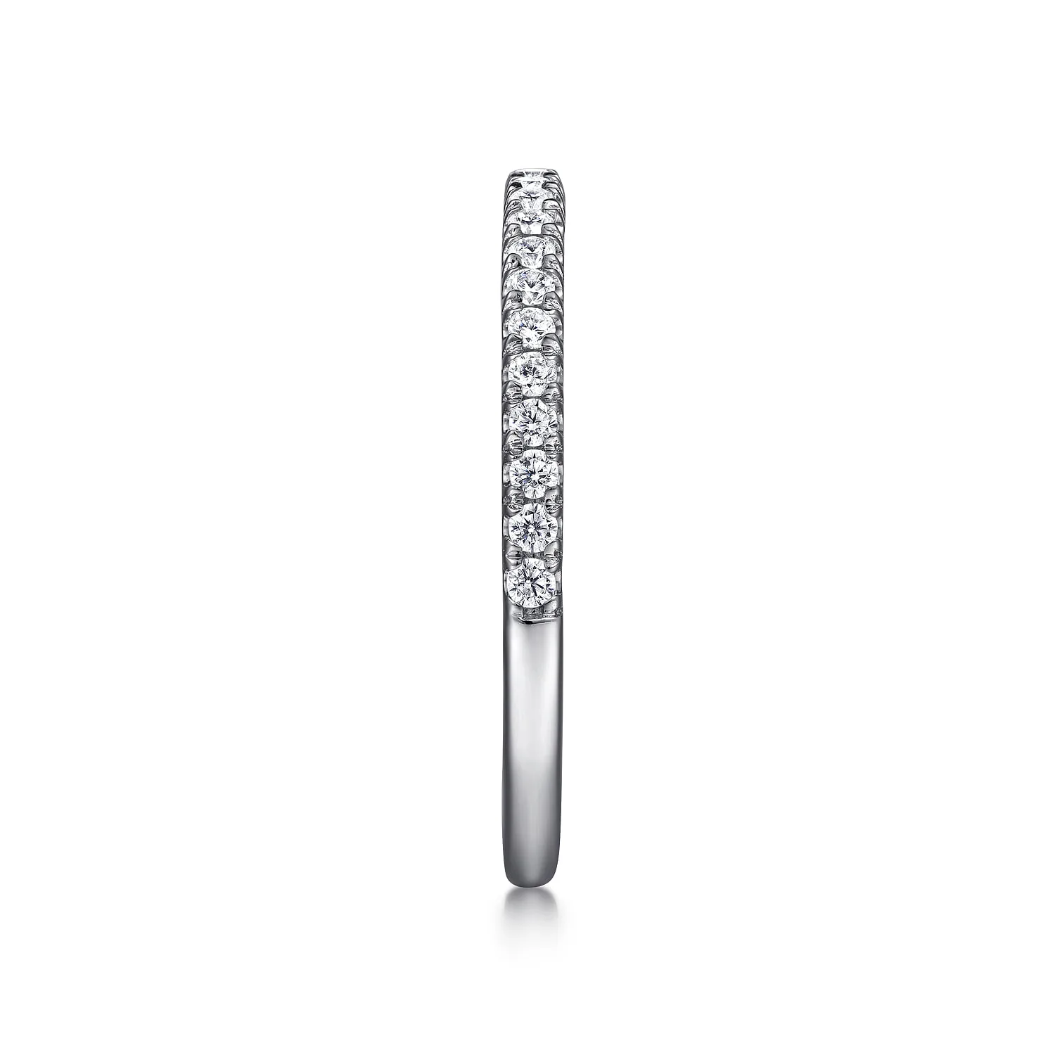 Matching Wedding Band in 14K White Gold, photograph 5