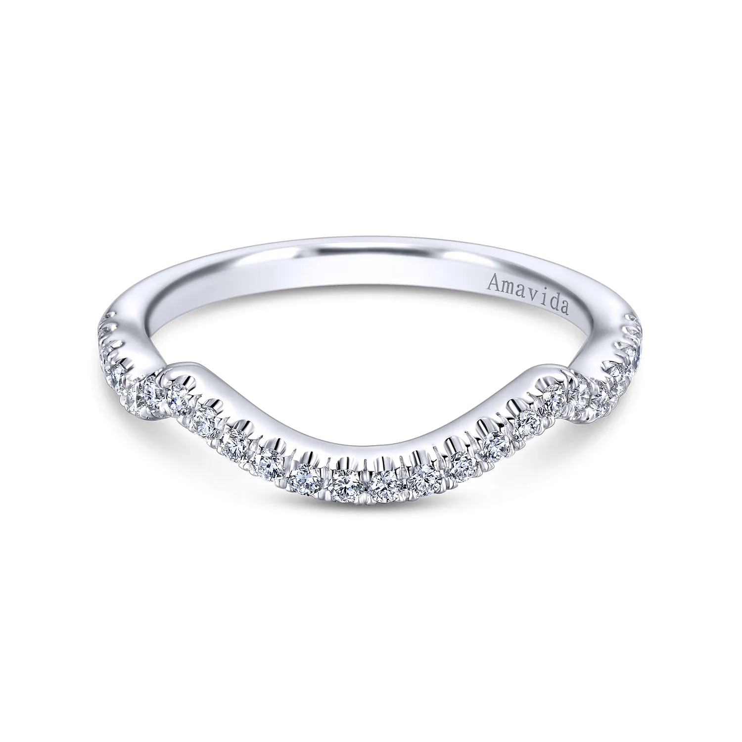 Matching Wedding Band in 18K White Gold