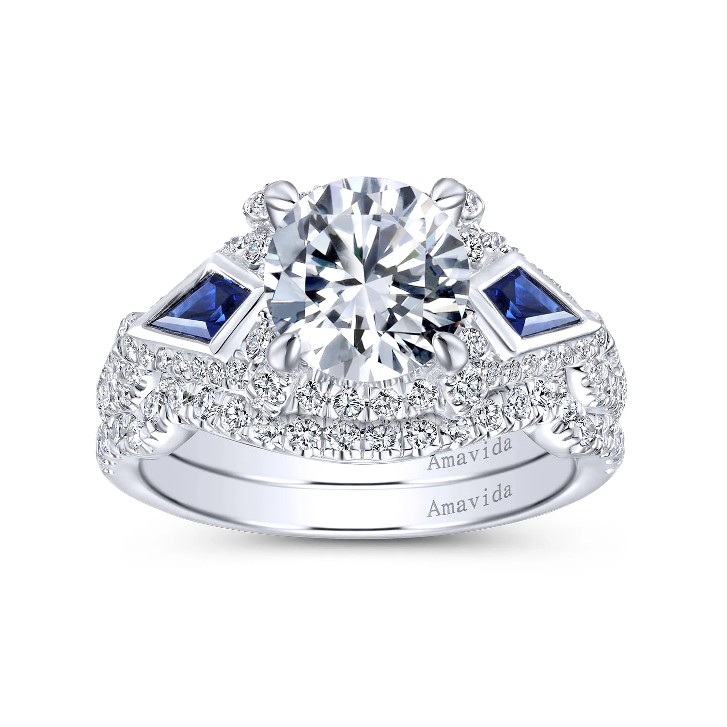 Matching Wedding Band in 18K White Gold, photograph 4