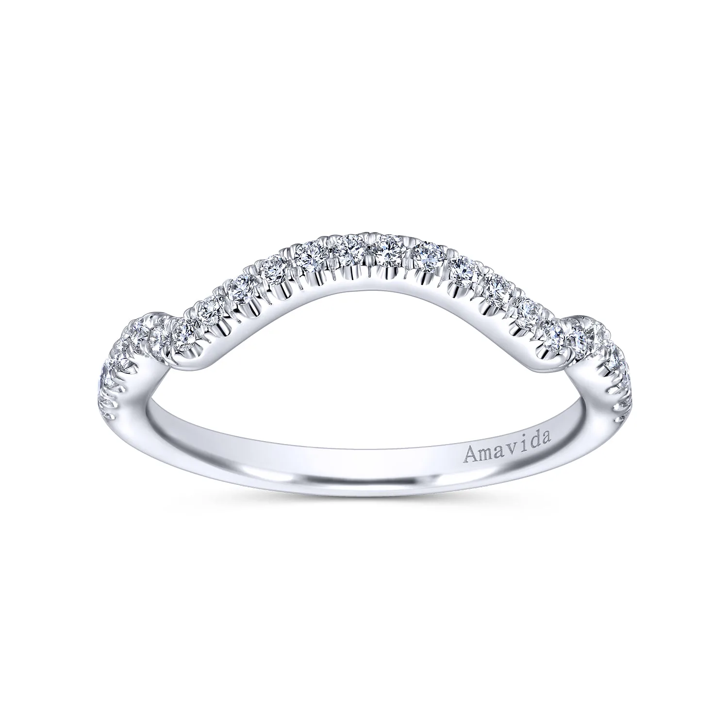 Matching Wedding Band in 18K White Gold, photograph 5