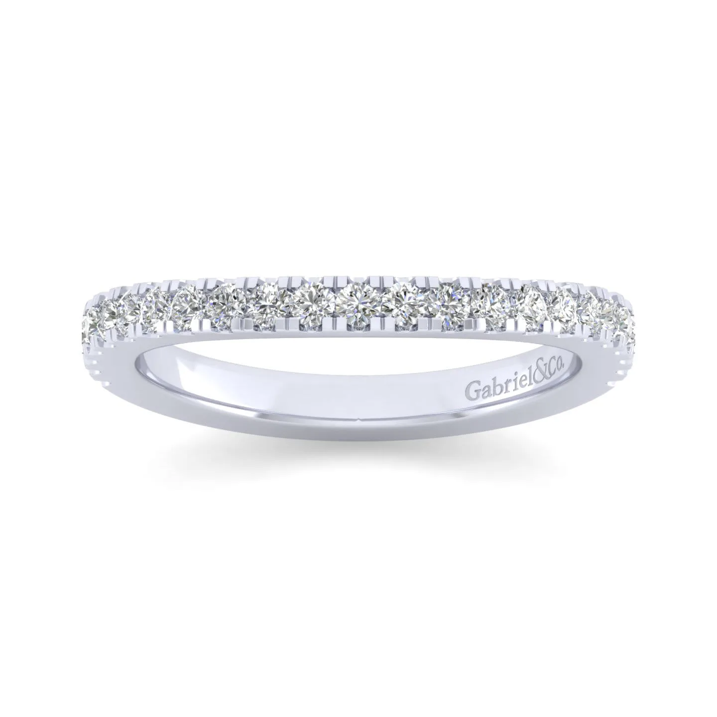 Matching Wedding Band in 14K White Gold, photograph 5