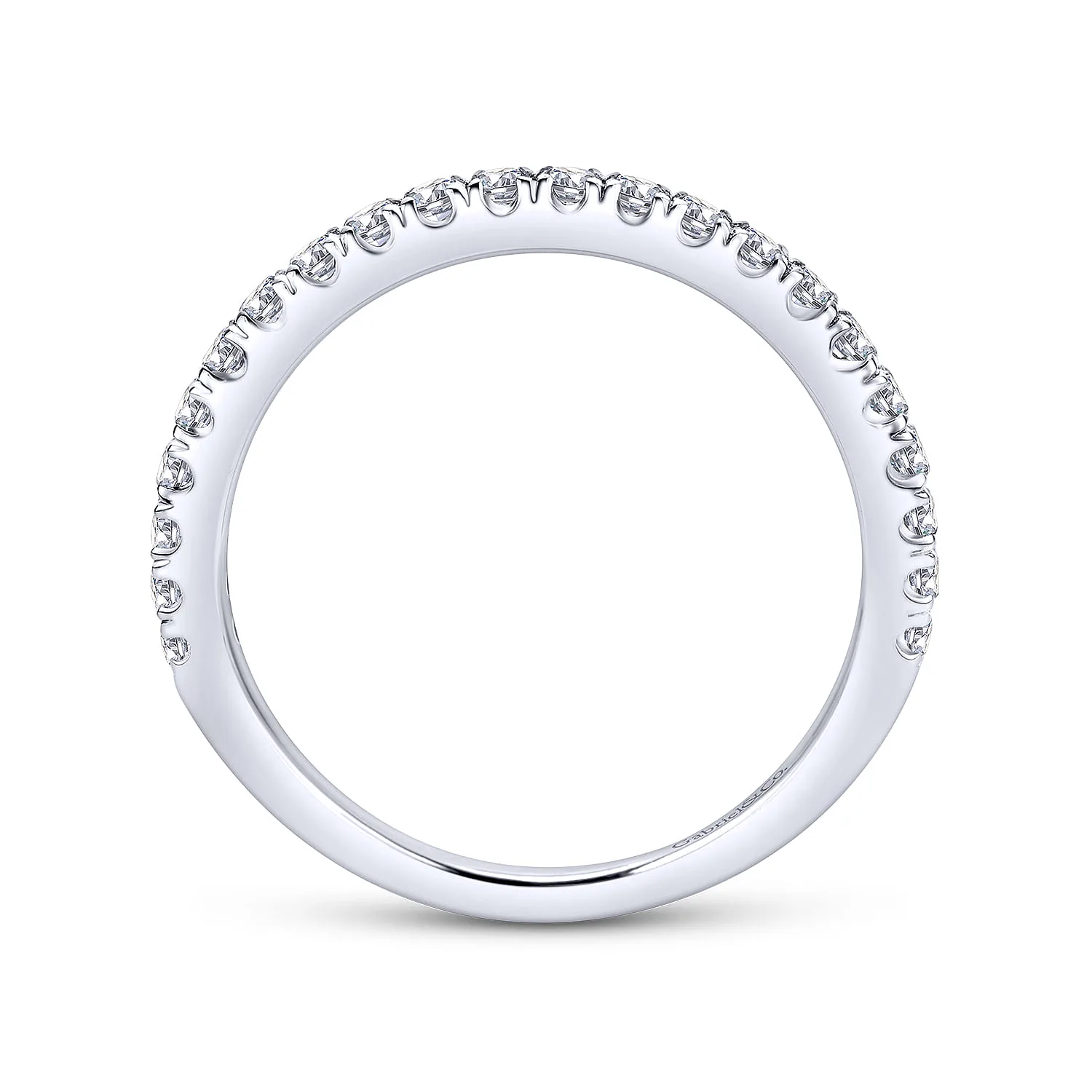Matching Wedding Band in 14K White Gold, photograph 2