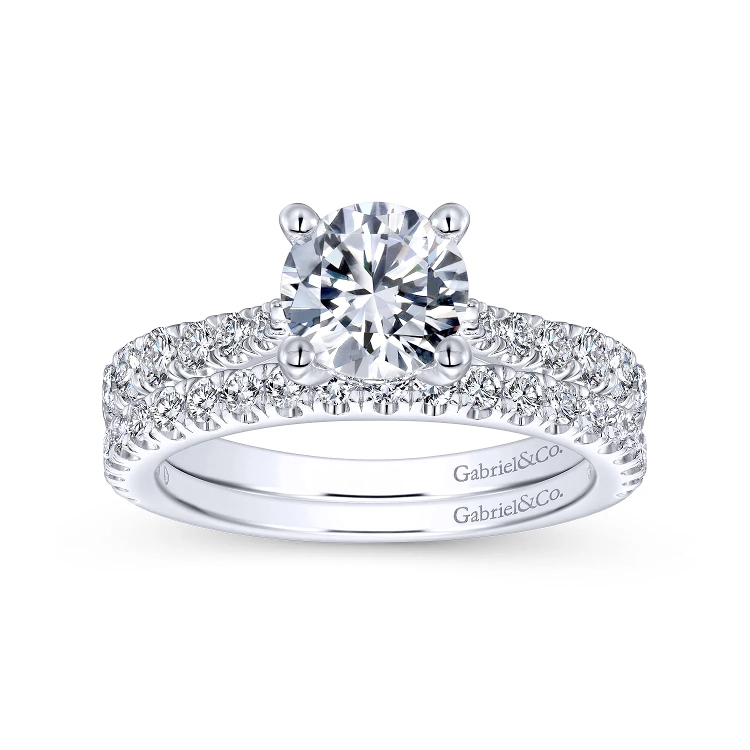 Matching Wedding Band in 14K White Gold, photograph 4