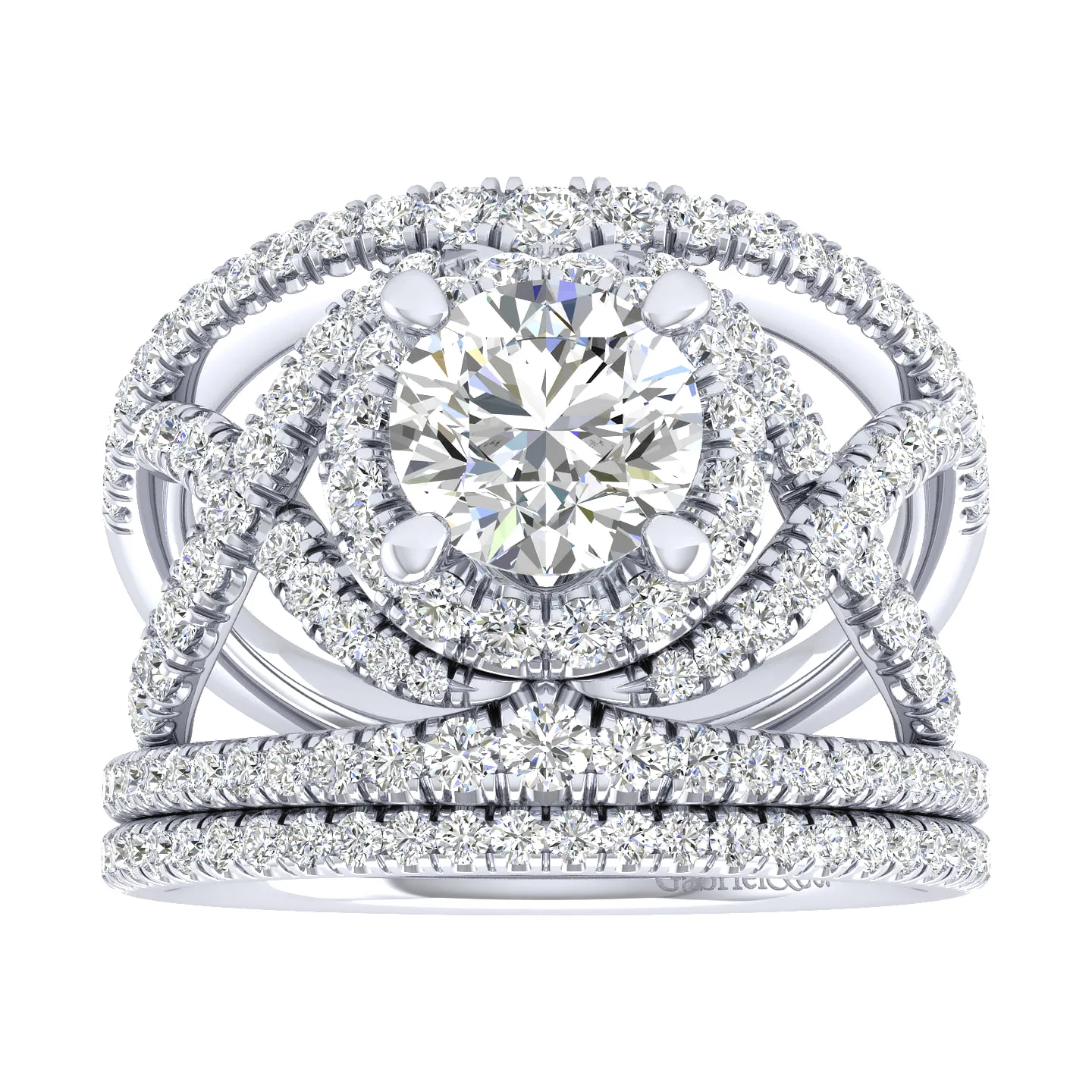 Matching Wedding Band in 14K White Gold, photograph 4