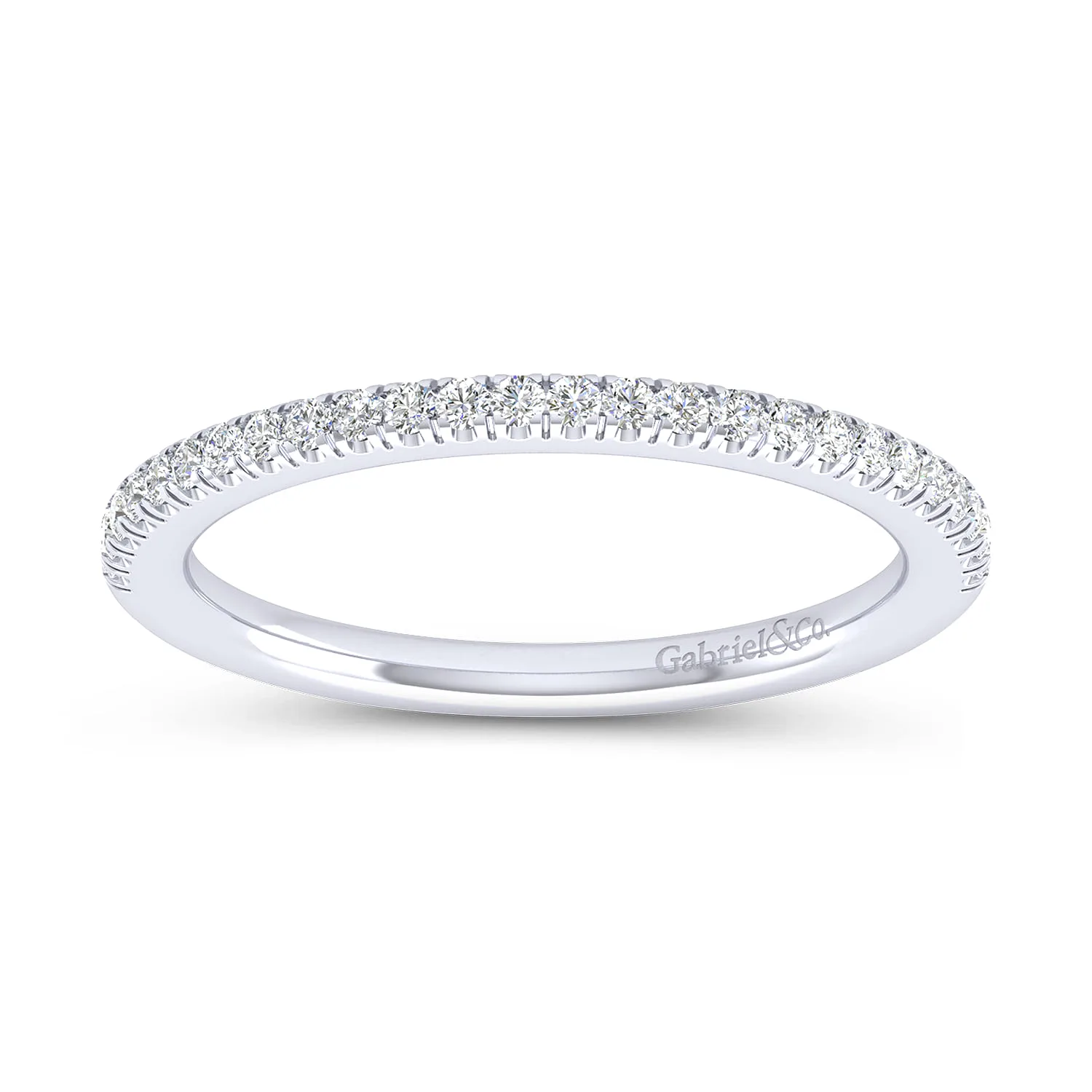 Matching Wedding Band in 14K White Gold, photograph 5