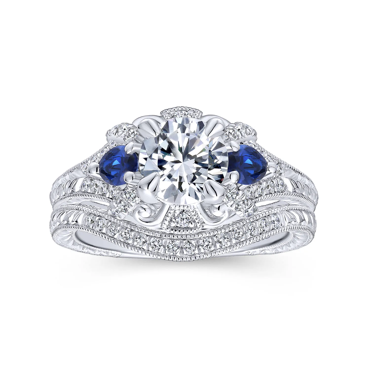 Matching Wedding Band in 14K White Gold, photograph 4