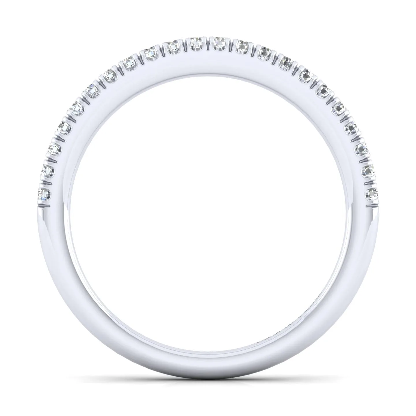 Matching Wedding Band in Platinum, photograph 2