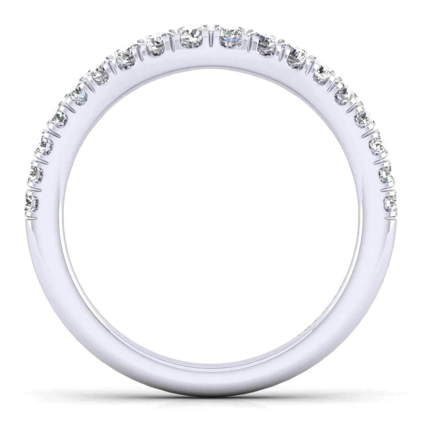 Matching Wedding Band in Platinum, photograph 2