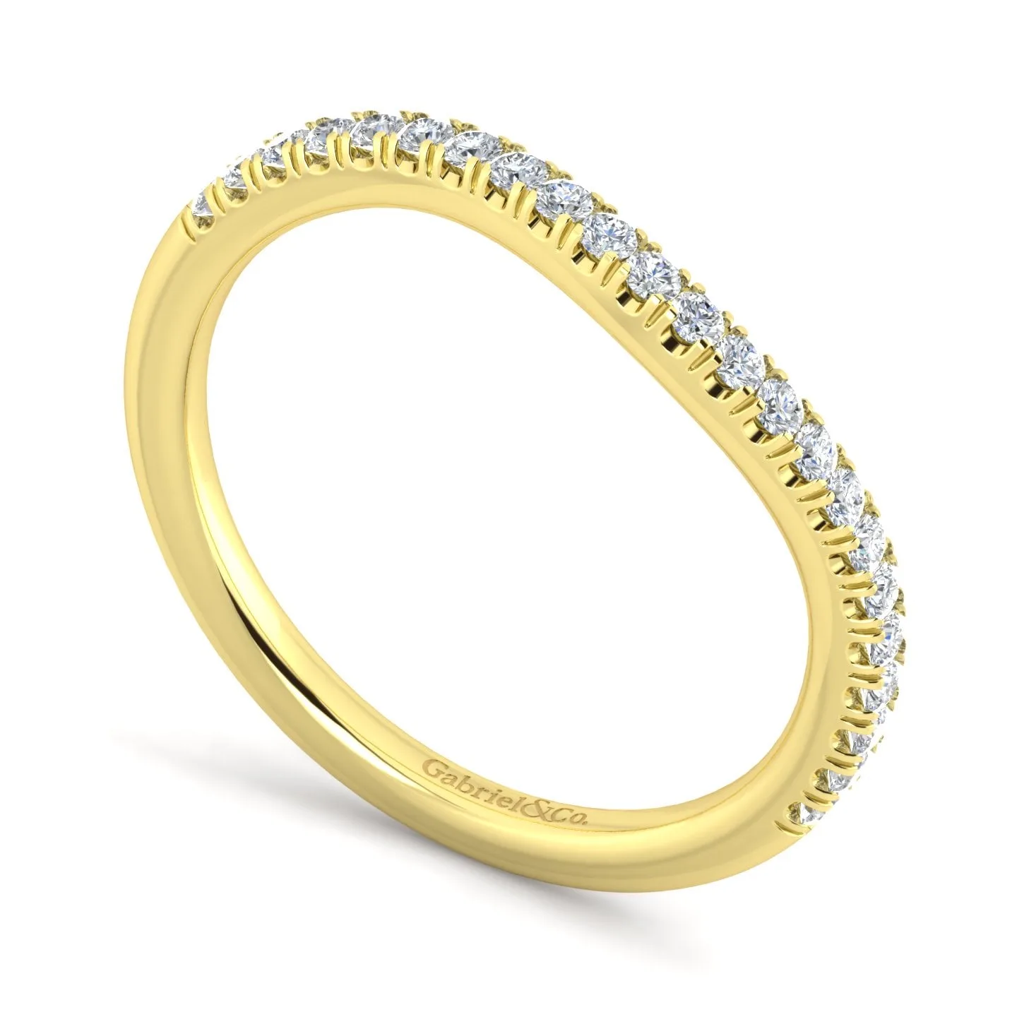 Matching Wedding Band in 14K Yellow Gold, photograph 3