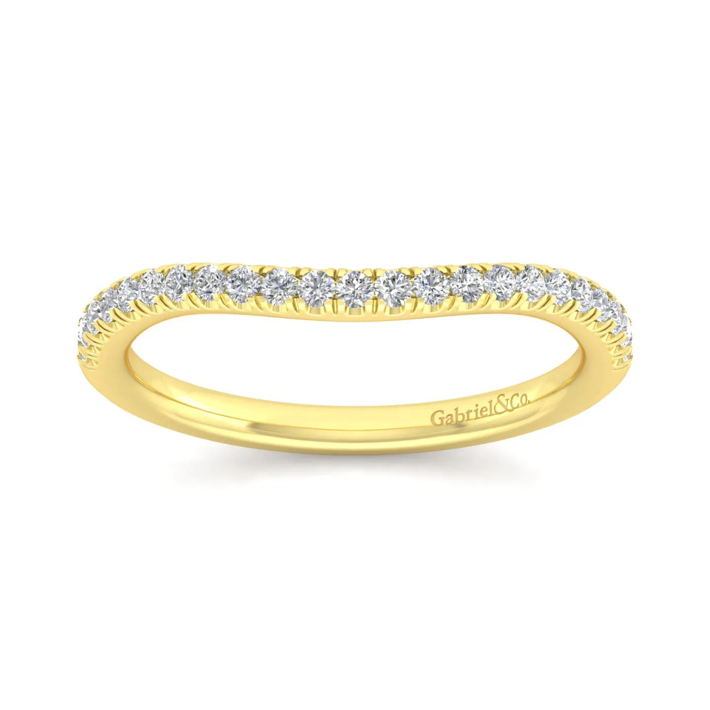 Matching Wedding Band in 14K Yellow Gold, photograph 4