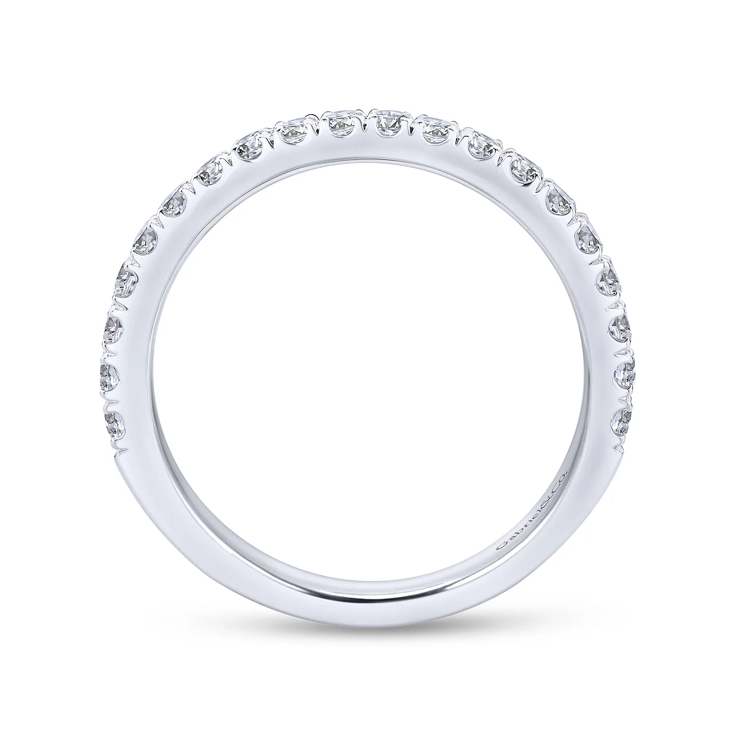Matching Wedding Band in 14K White Gold, photograph 2