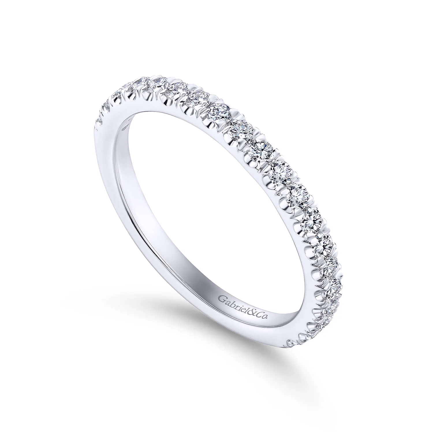 Matching Wedding Band in 14K White Gold, photograph 3