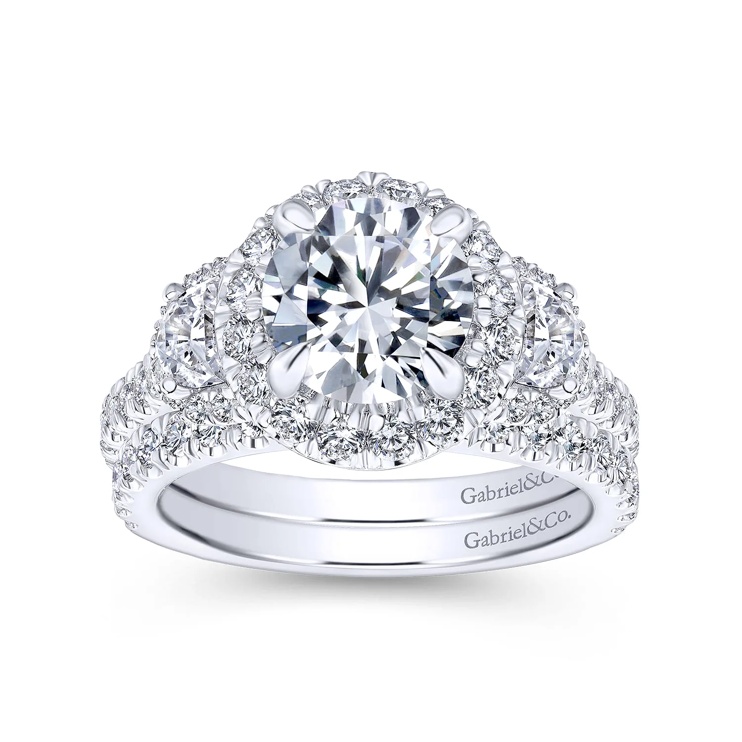 Matching Wedding Band in 14K White Gold, photograph 4