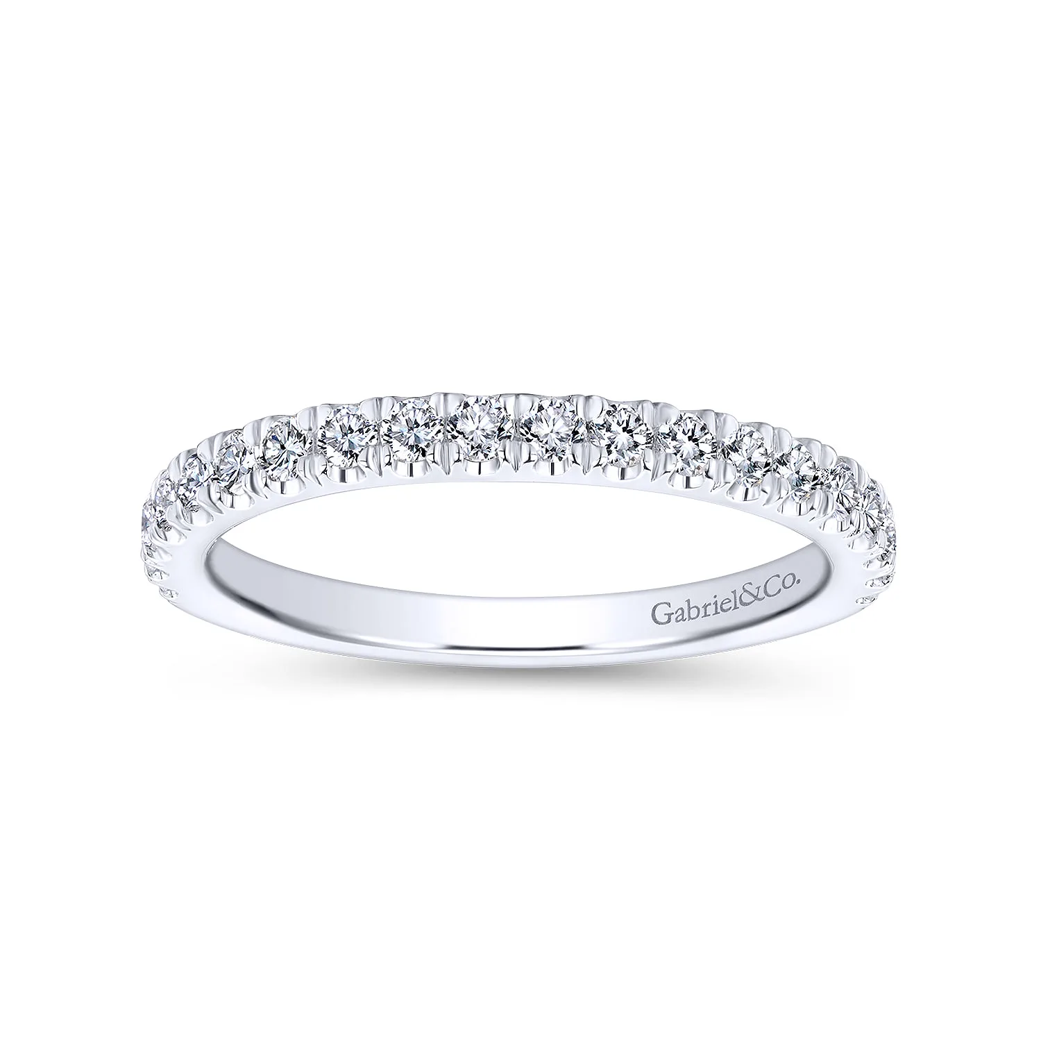Matching Wedding Band in 14K White Gold, photograph 5