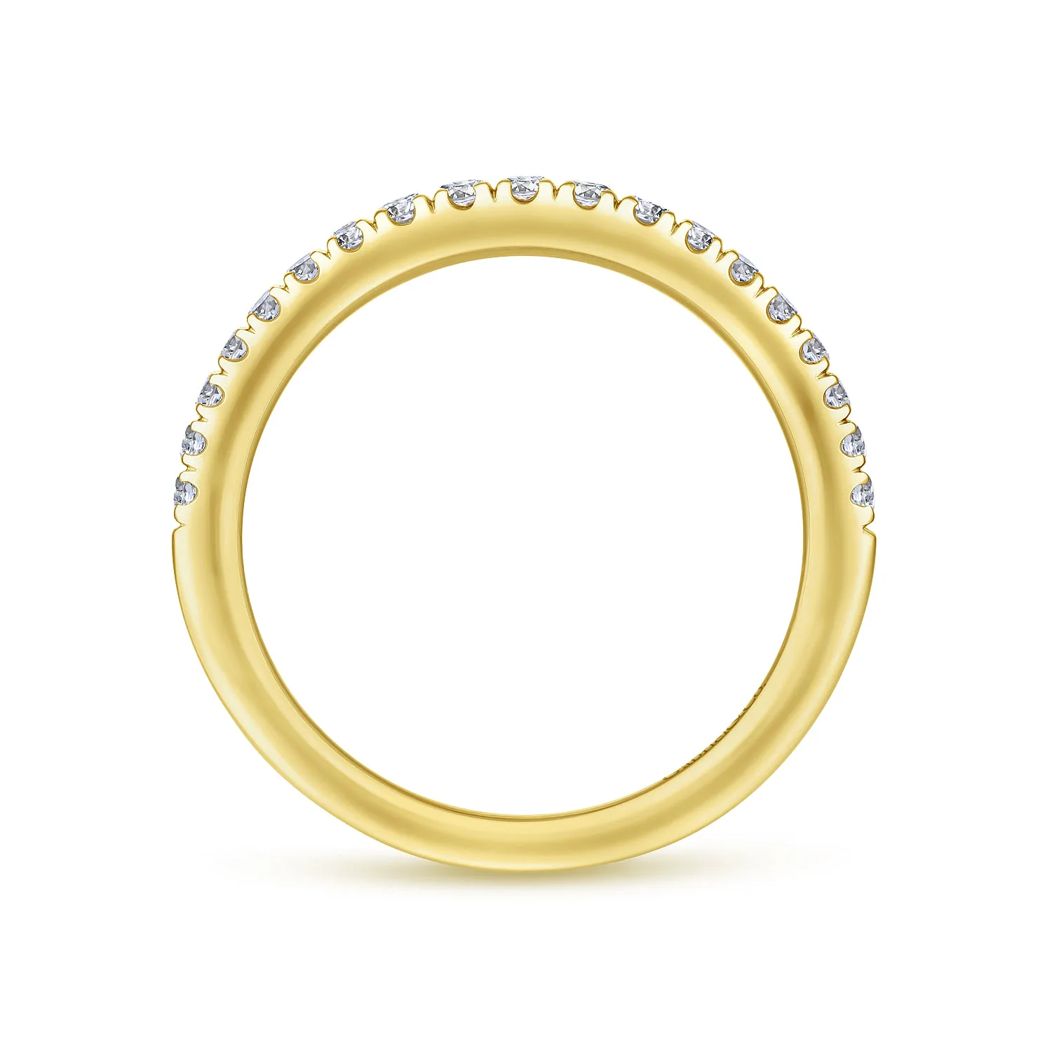 Matching Wedding Band in 14K Yellow Gold, photograph 2
