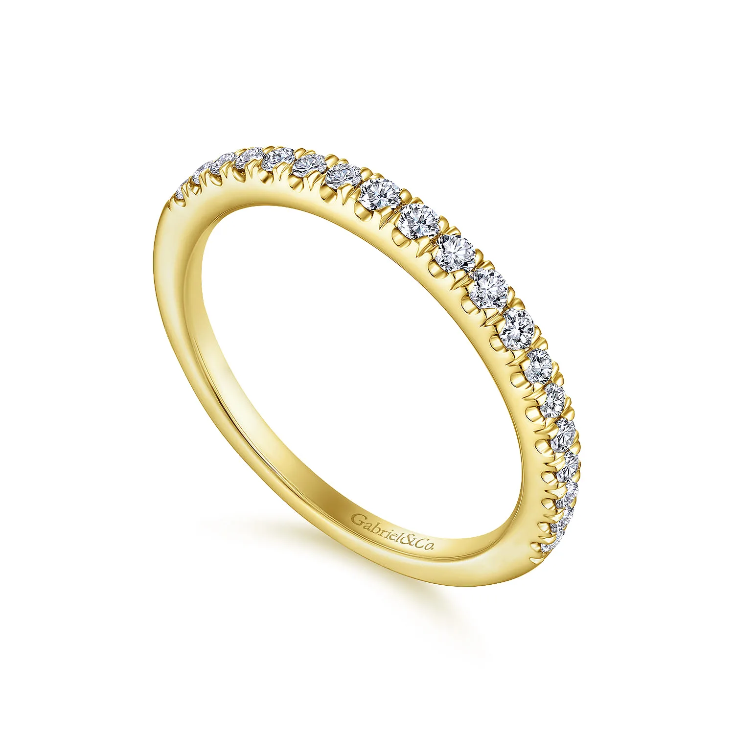 Matching Wedding Band in 14K Yellow Gold, photograph 3