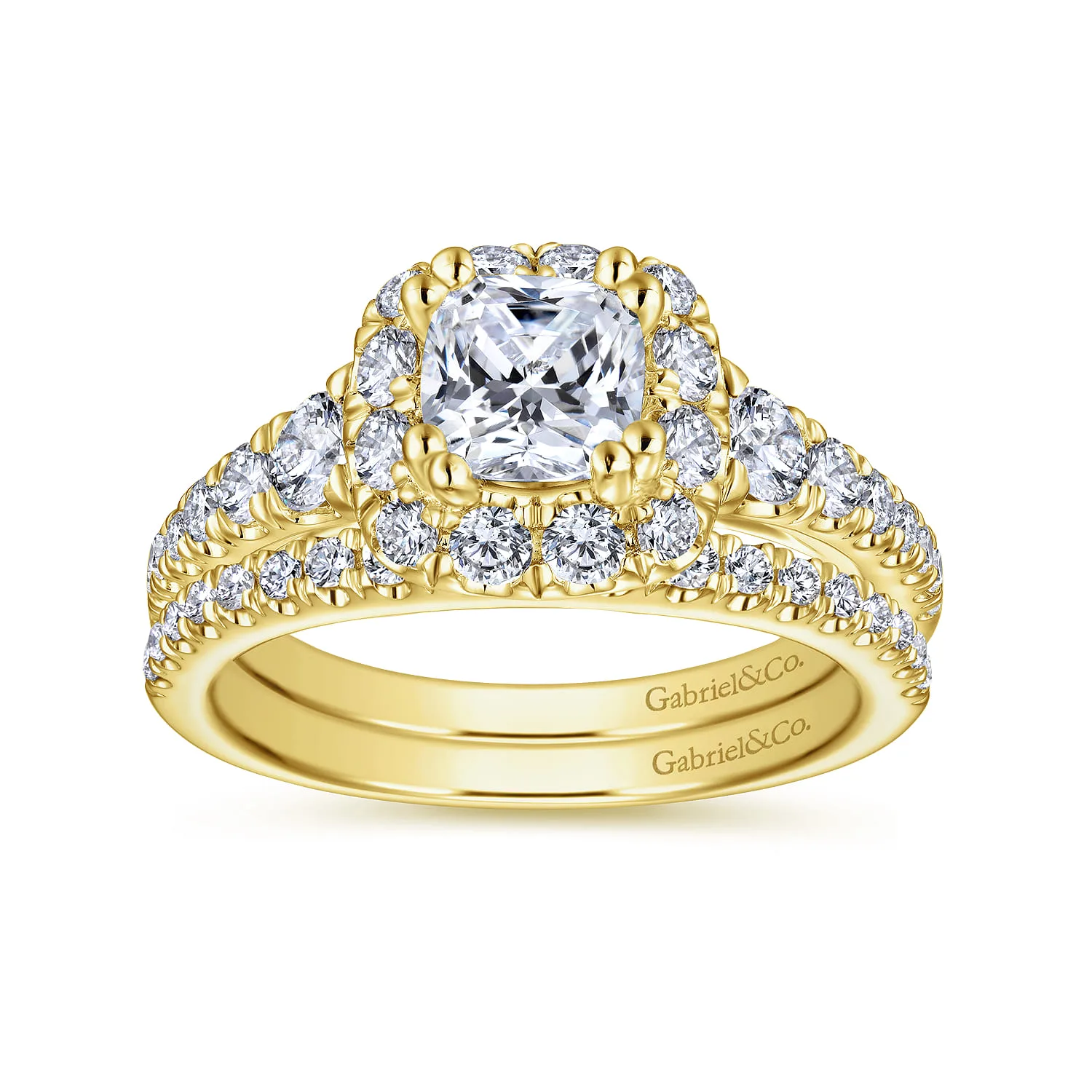 Matching Wedding Band in 14K Yellow Gold, photograph 4