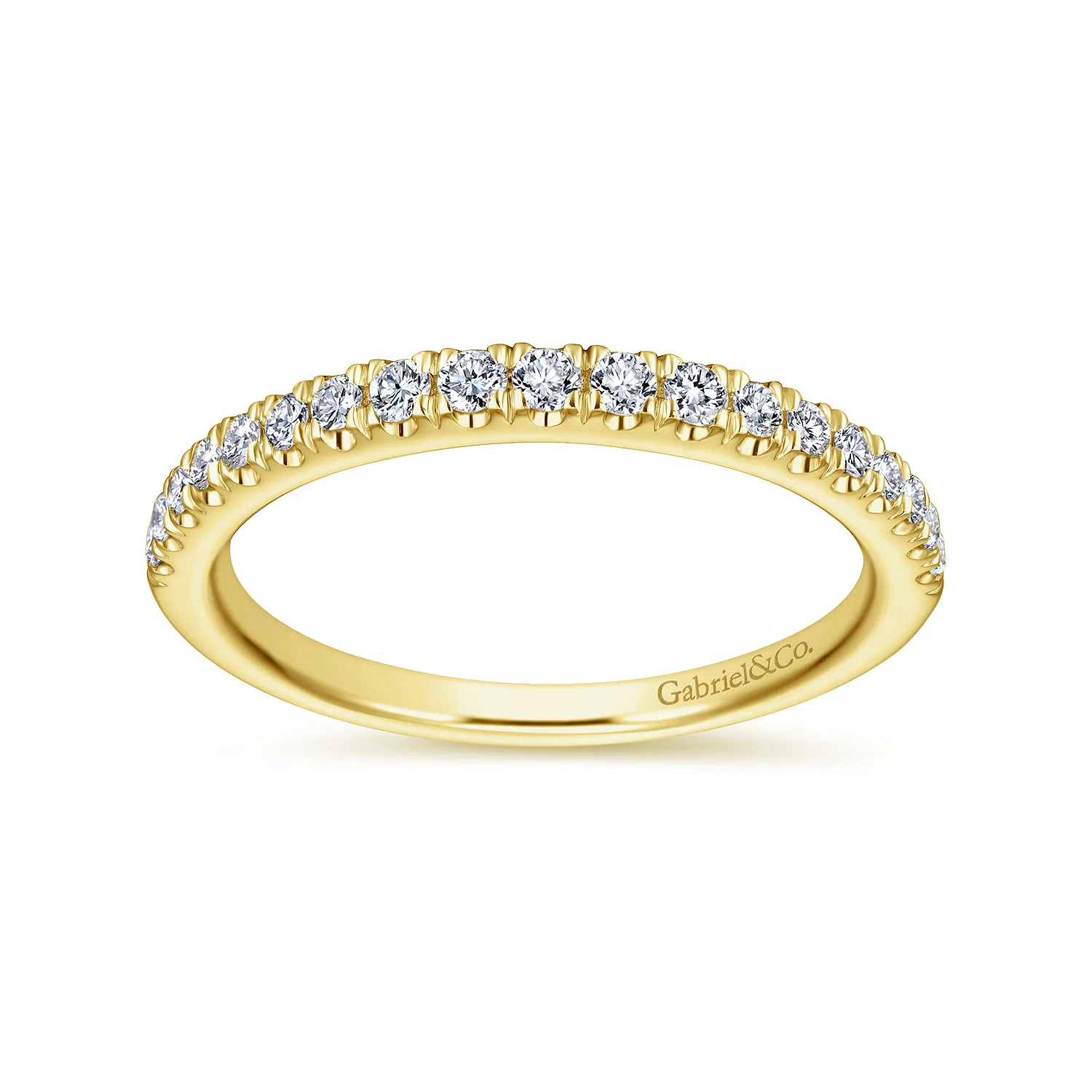 Matching Wedding Band in 14K Yellow Gold, photograph 5