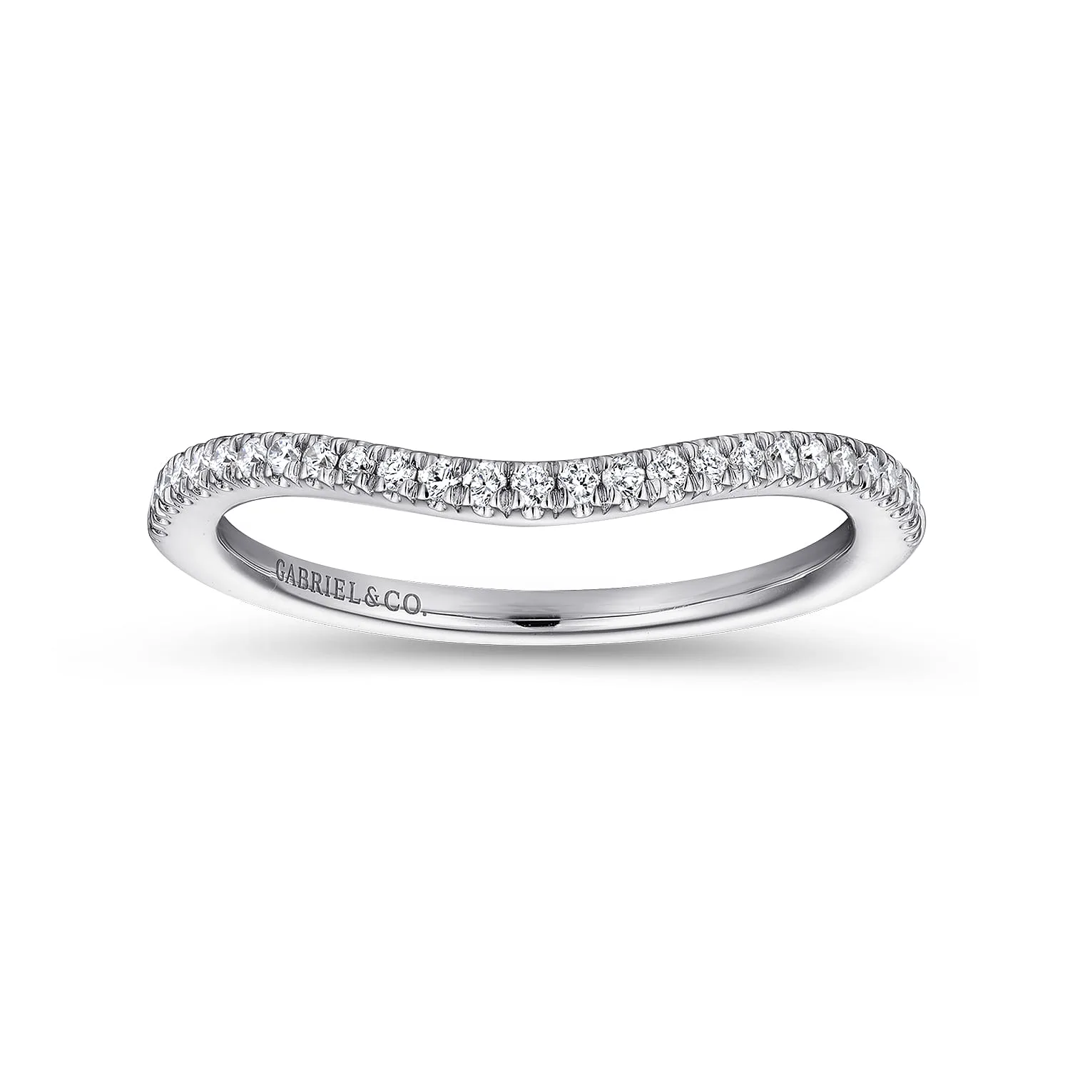 Matching Wedding Band in 14K White Gold, photograph 5