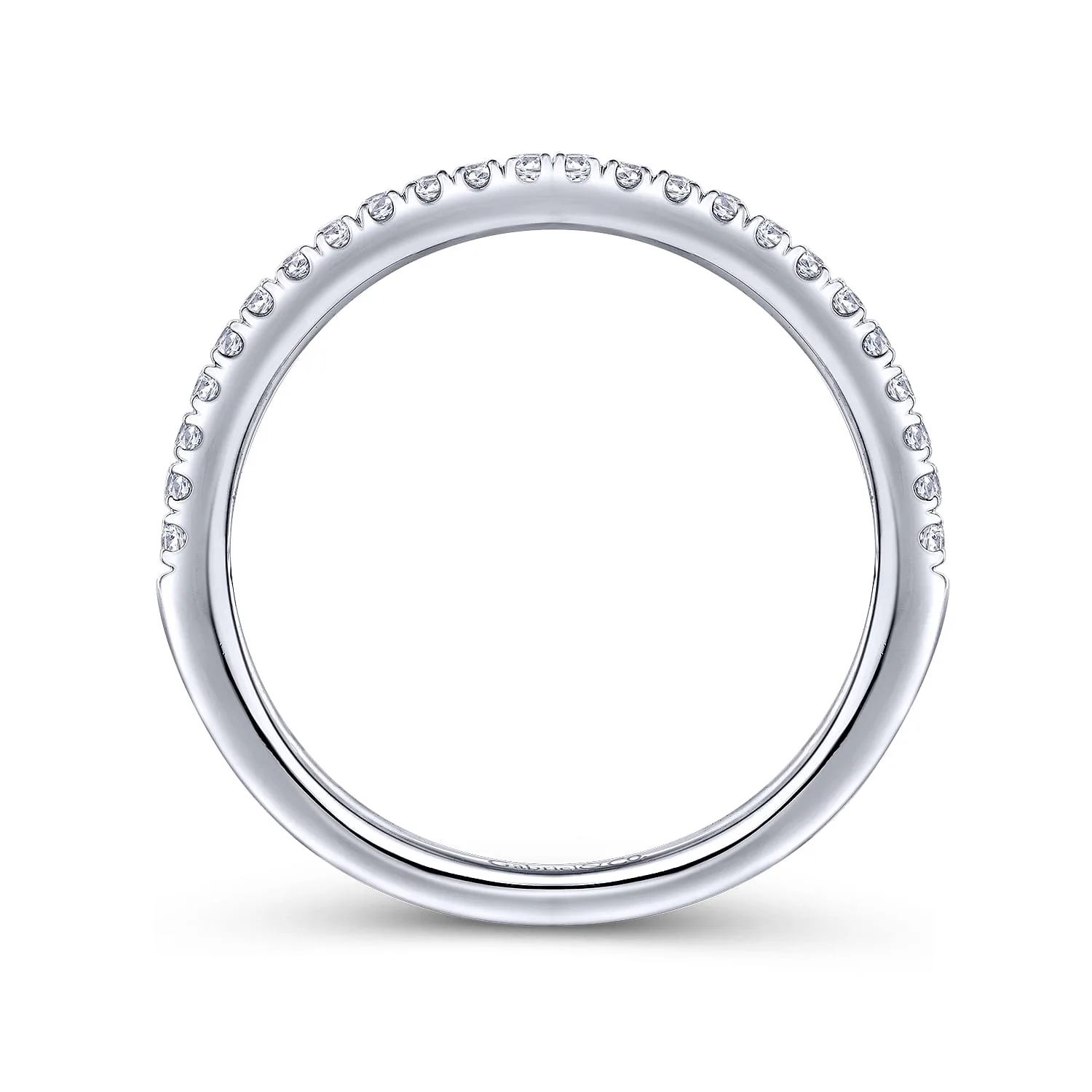 Matching Wedding Band in 14K White Gold, photograph 2