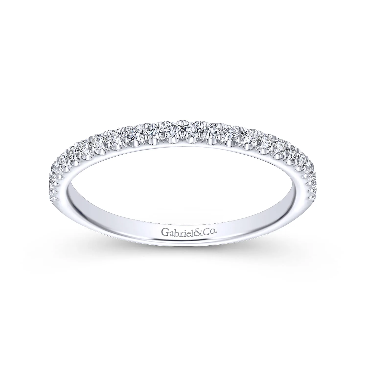 Matching Wedding Band in 14K White Gold, photograph 5