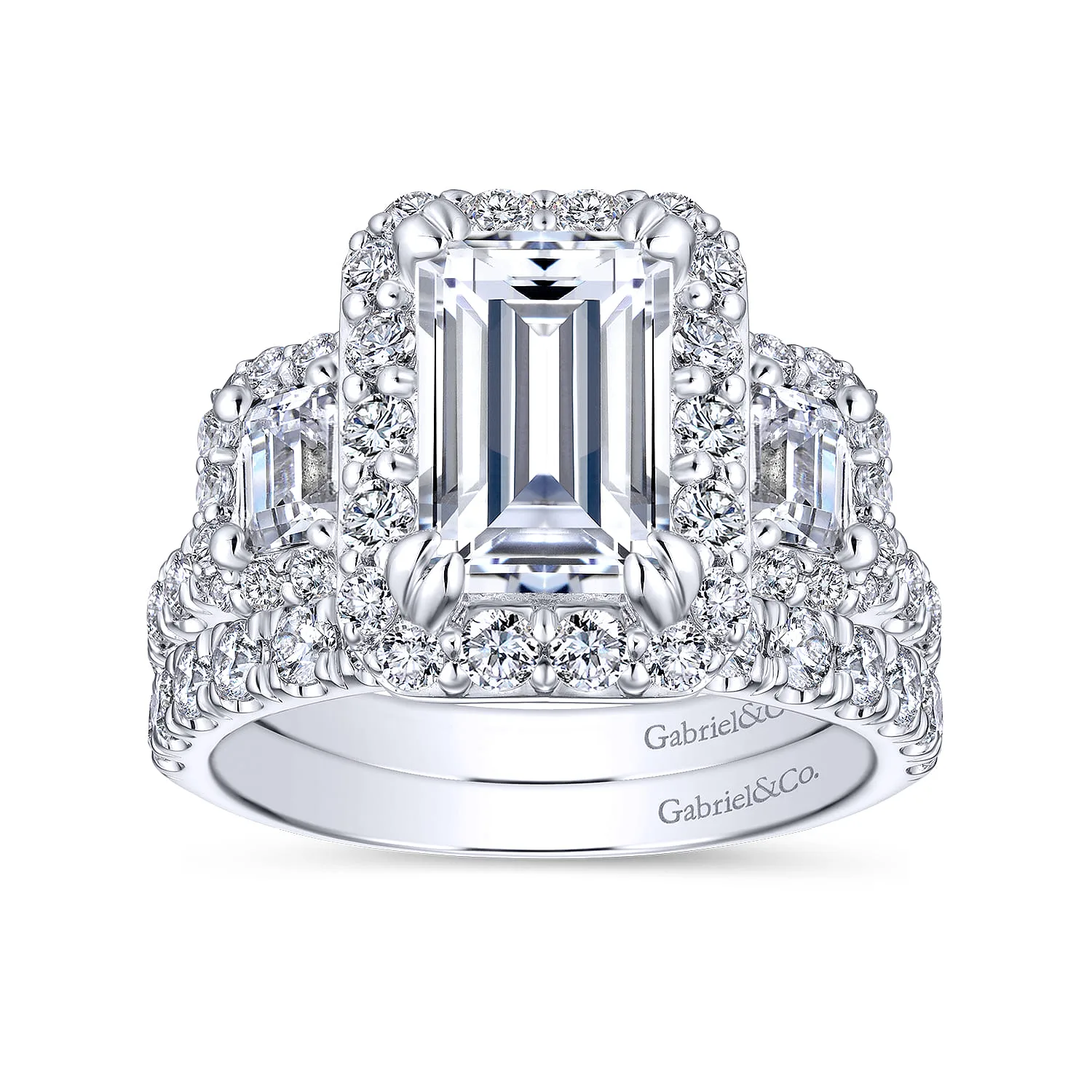 Matching Wedding Band in 14K White Gold, photograph 4