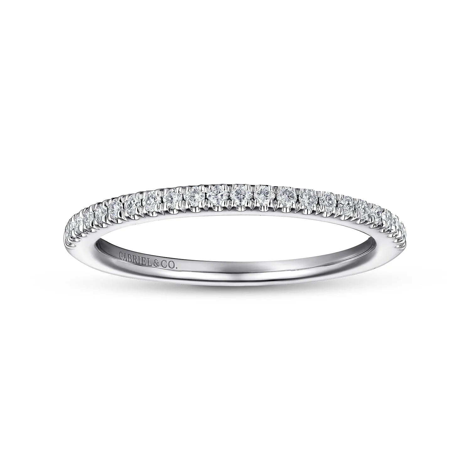 Matching Wedding Band in 14K White Gold, photograph 5