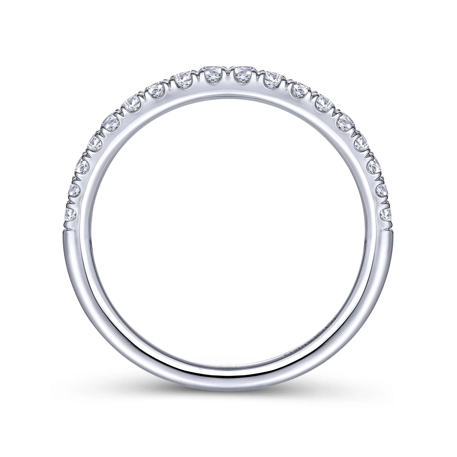 Matching Wedding Band in 14K White Gold, photograph 2