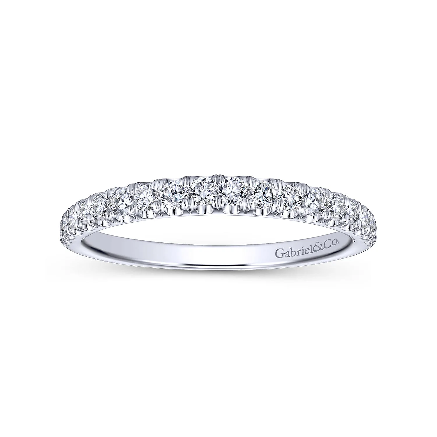 Matching Wedding Band in 14K White Gold, photograph 5