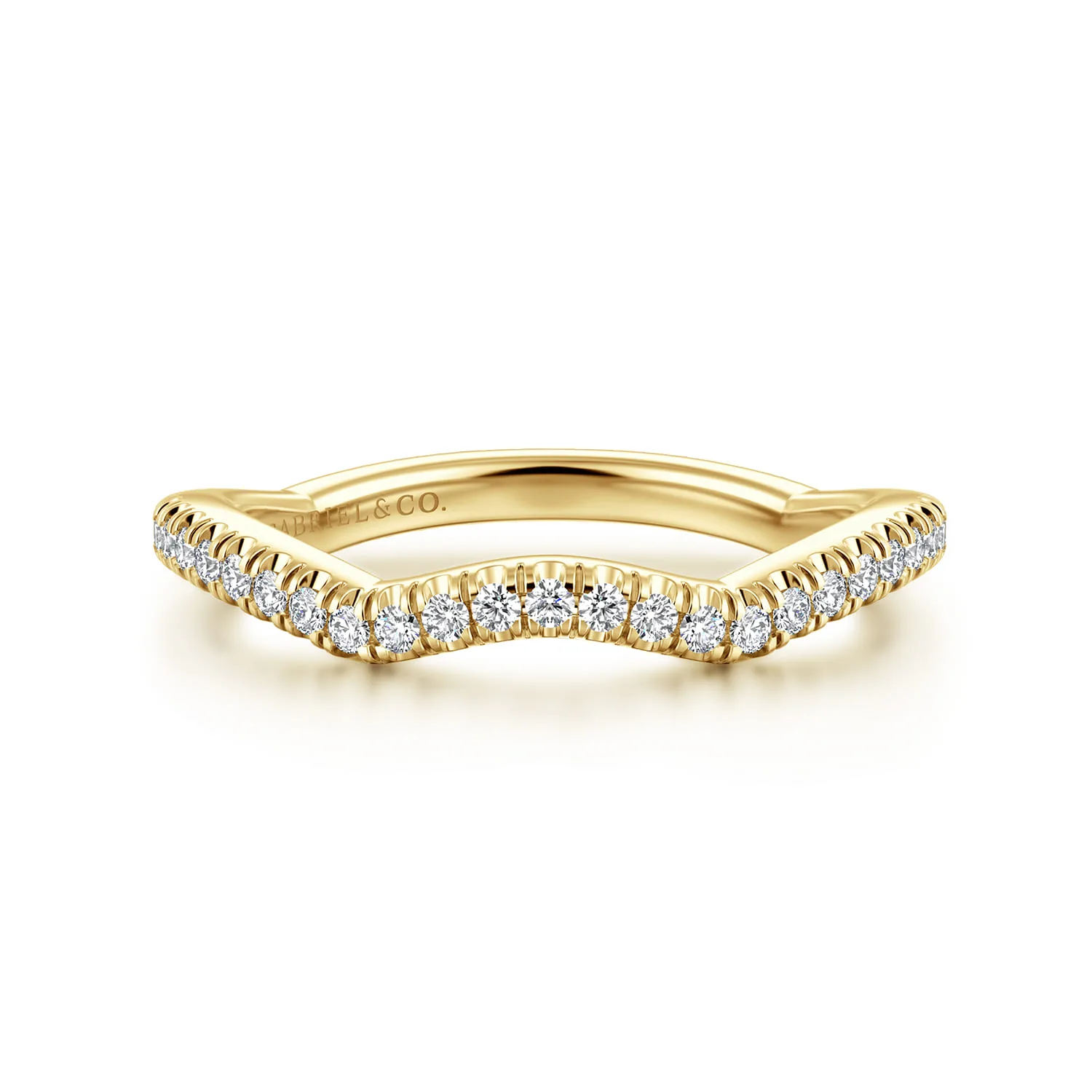 Diamond Matching Wedding Band in 14K Yellow Gold