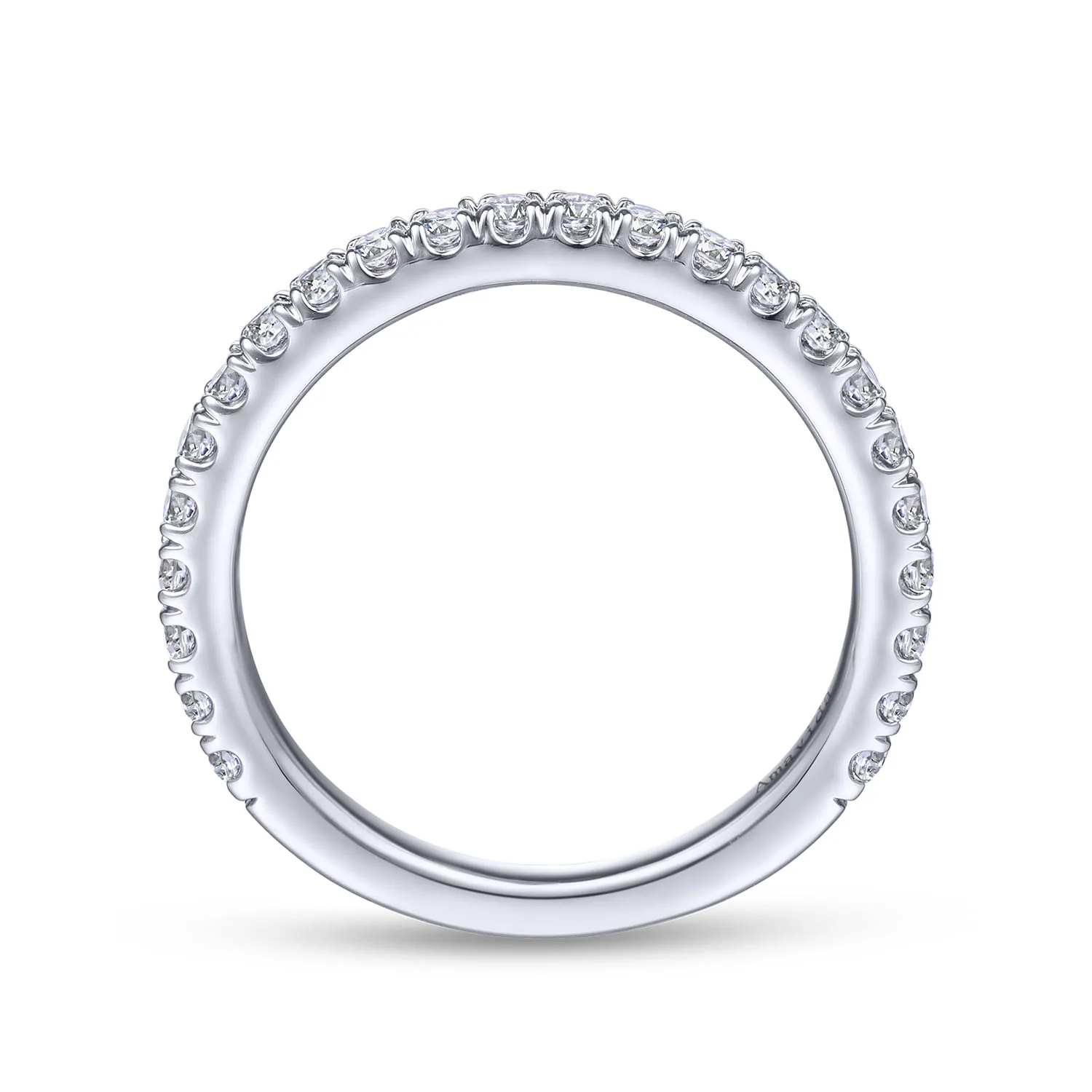 Matching Wedding Band in 14K White Gold, photograph 2