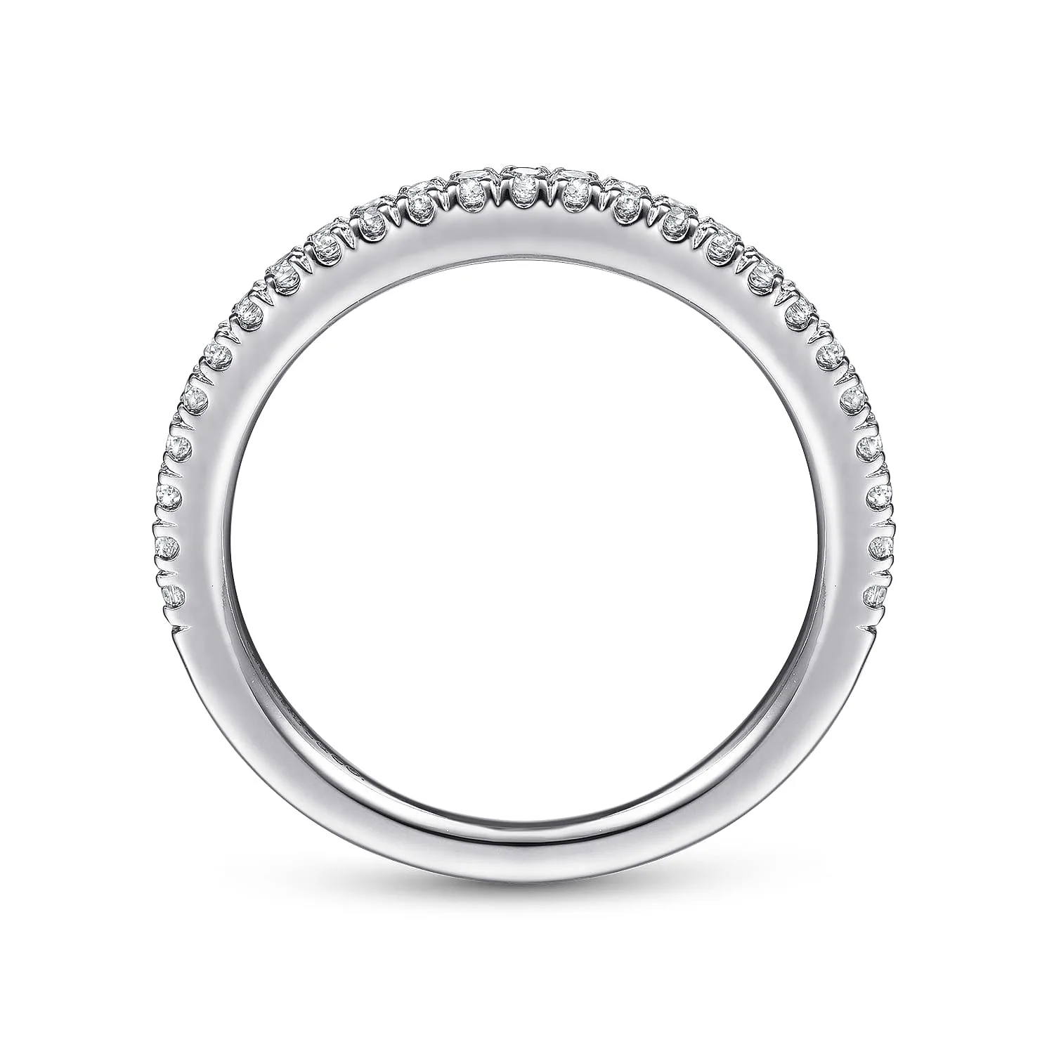 Matching Wedding Band in 14K White Gold, photograph 2