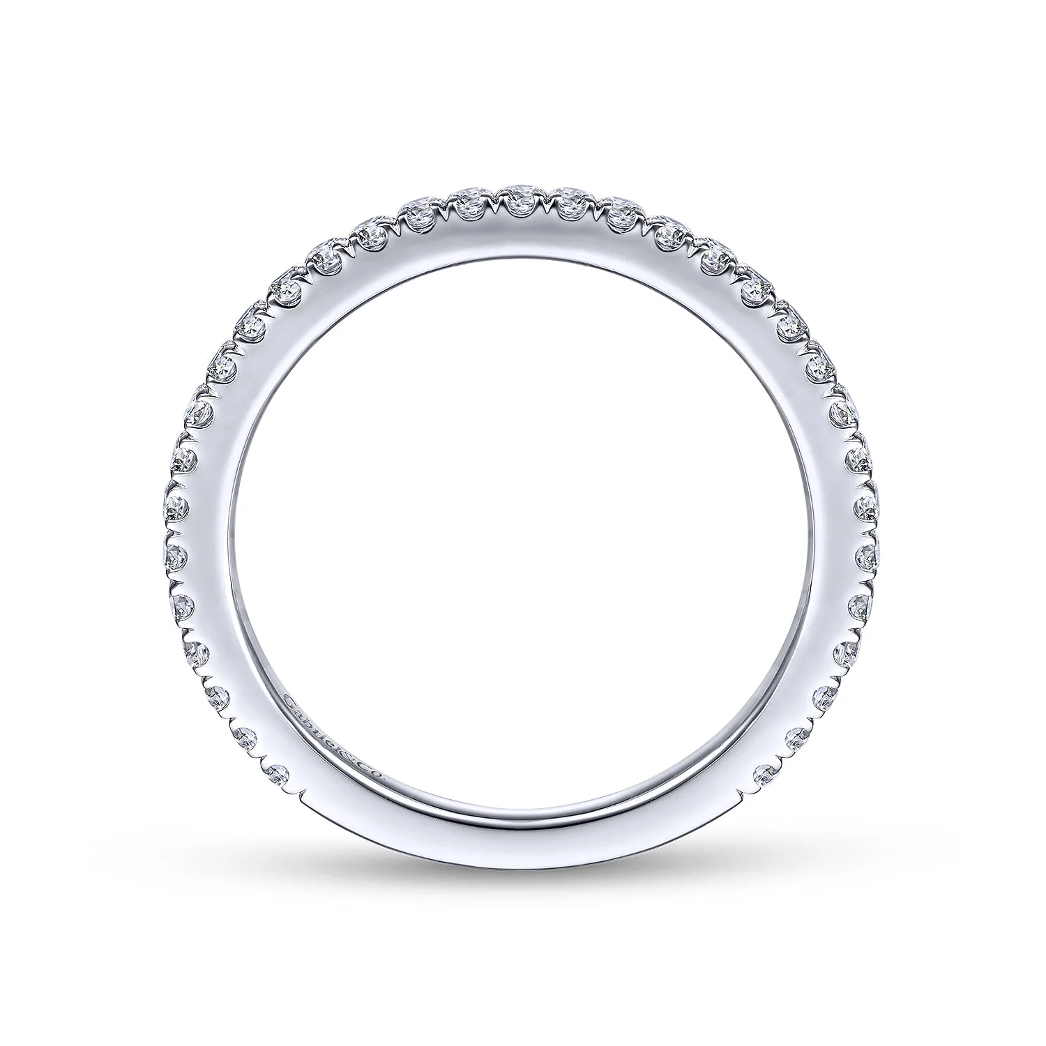 Matching Wedding Band in 14K White Gold, photograph 2