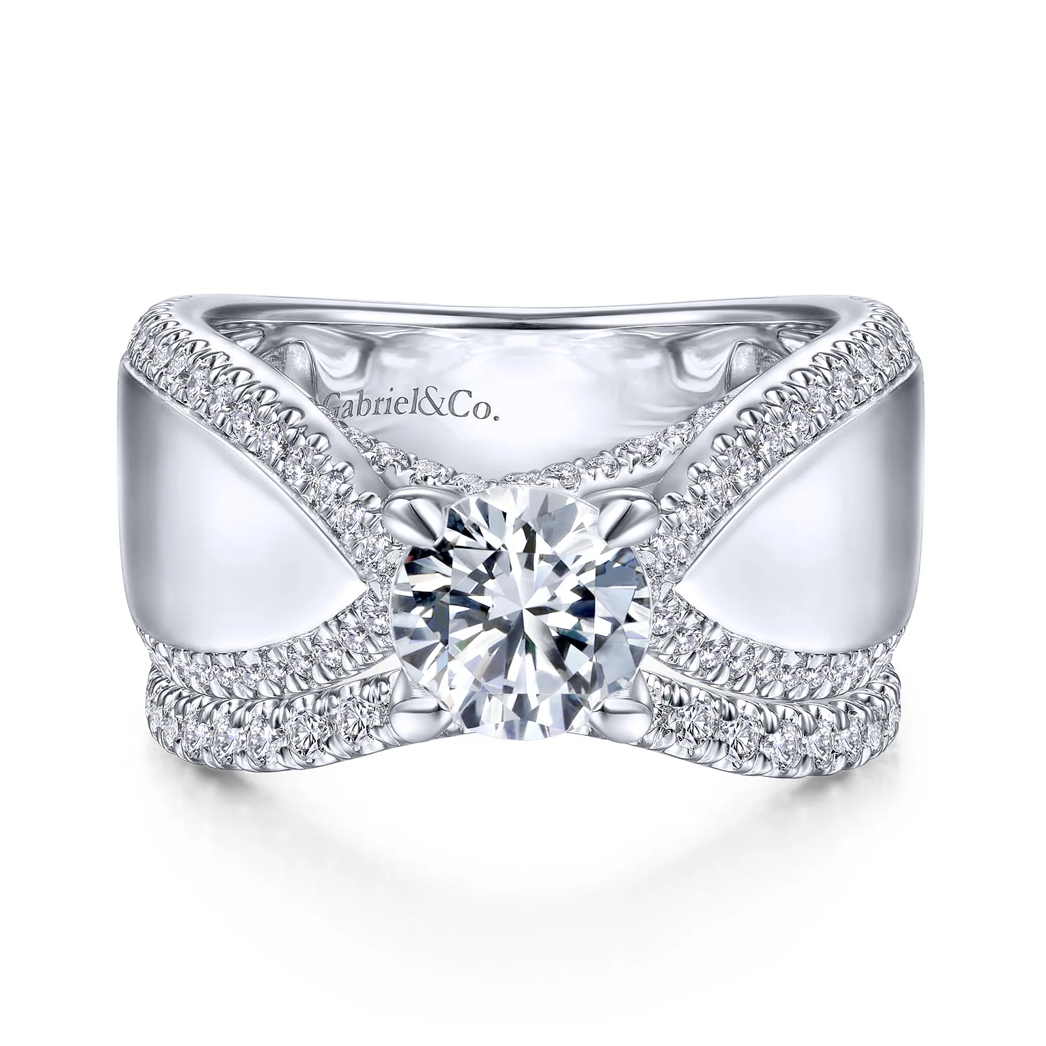 Matching Wedding Band in 14K White Gold, photograph 4