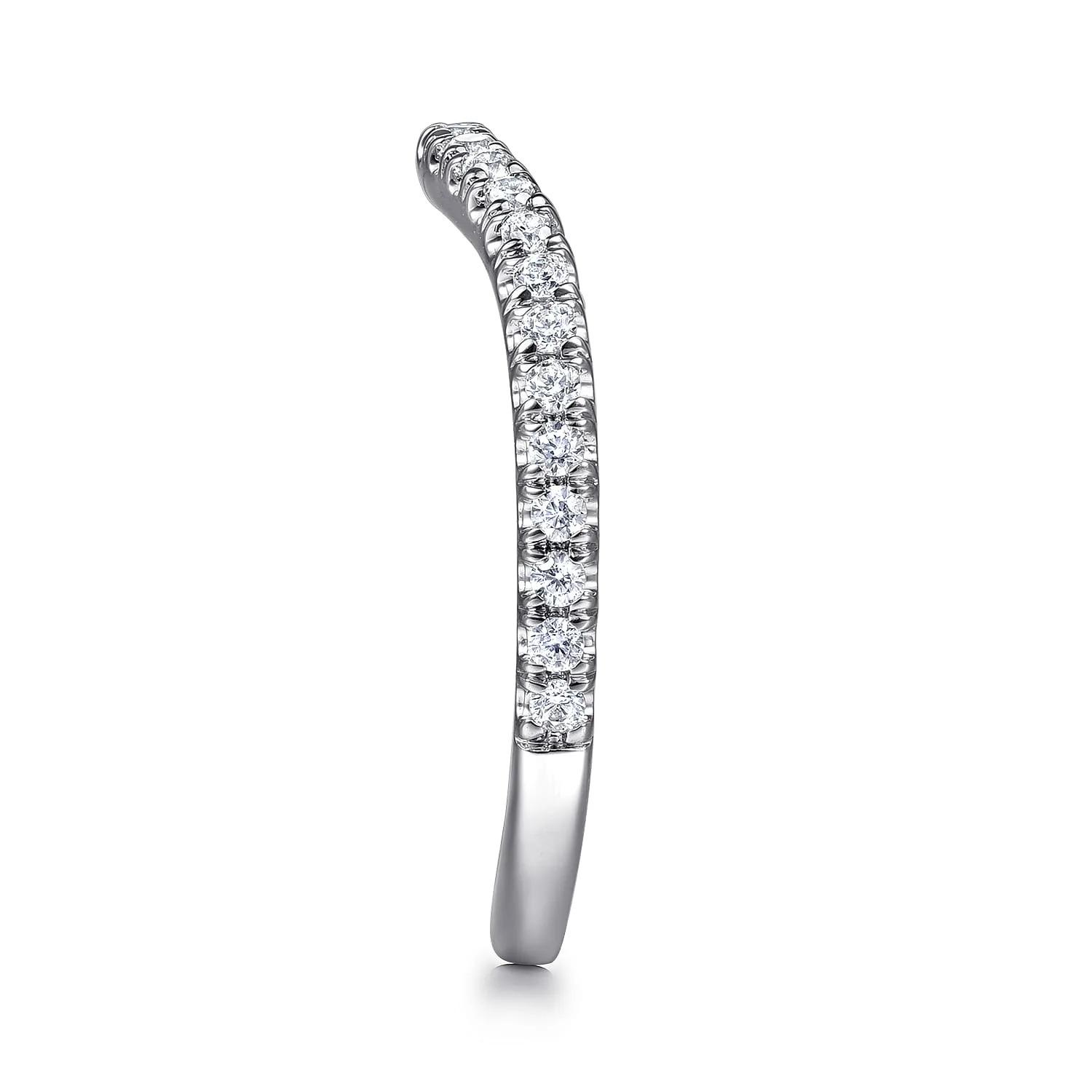 Matching Wedding Band in 14K White Gold, photograph 5