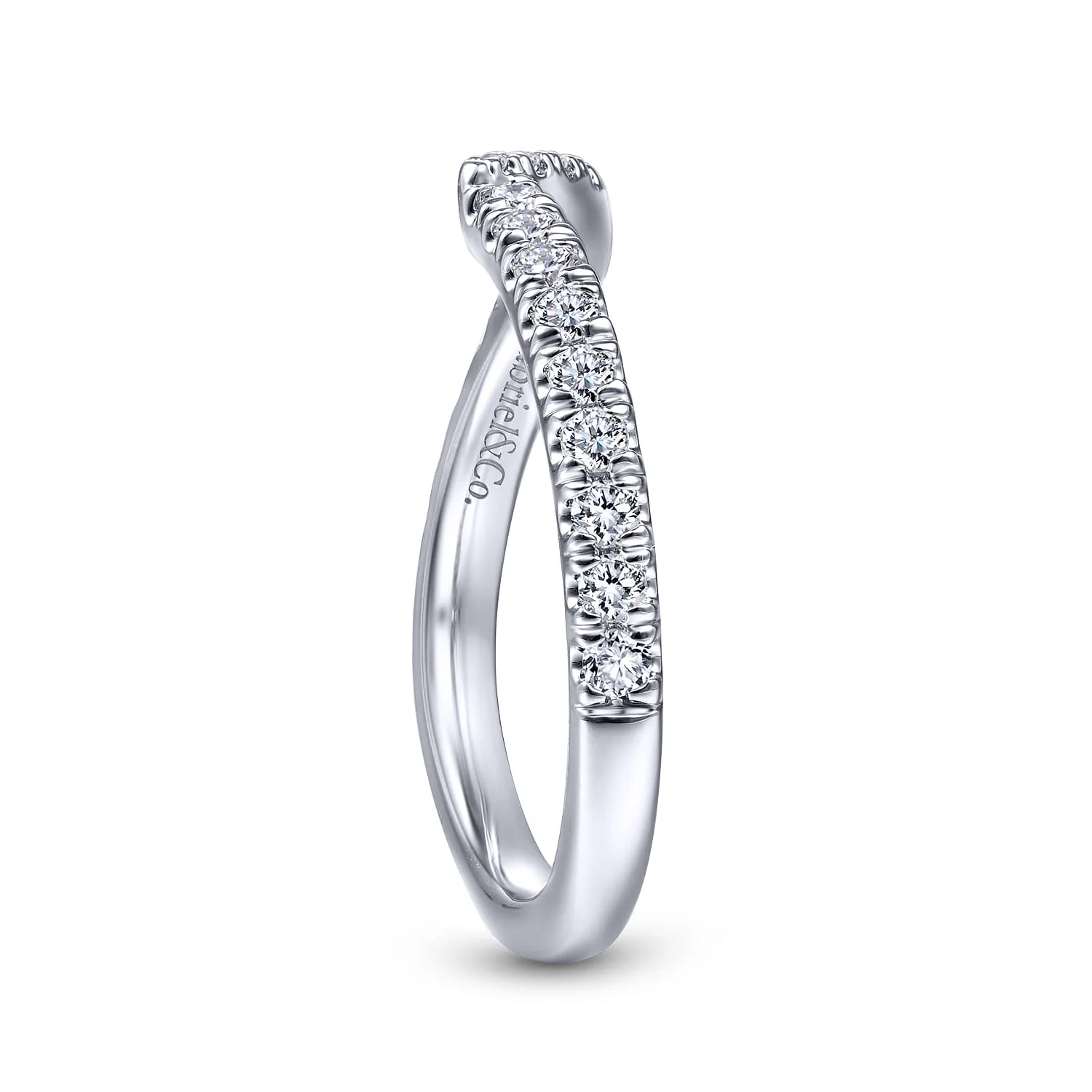 Matching Wedding Band in 14K White Gold, photograph 5