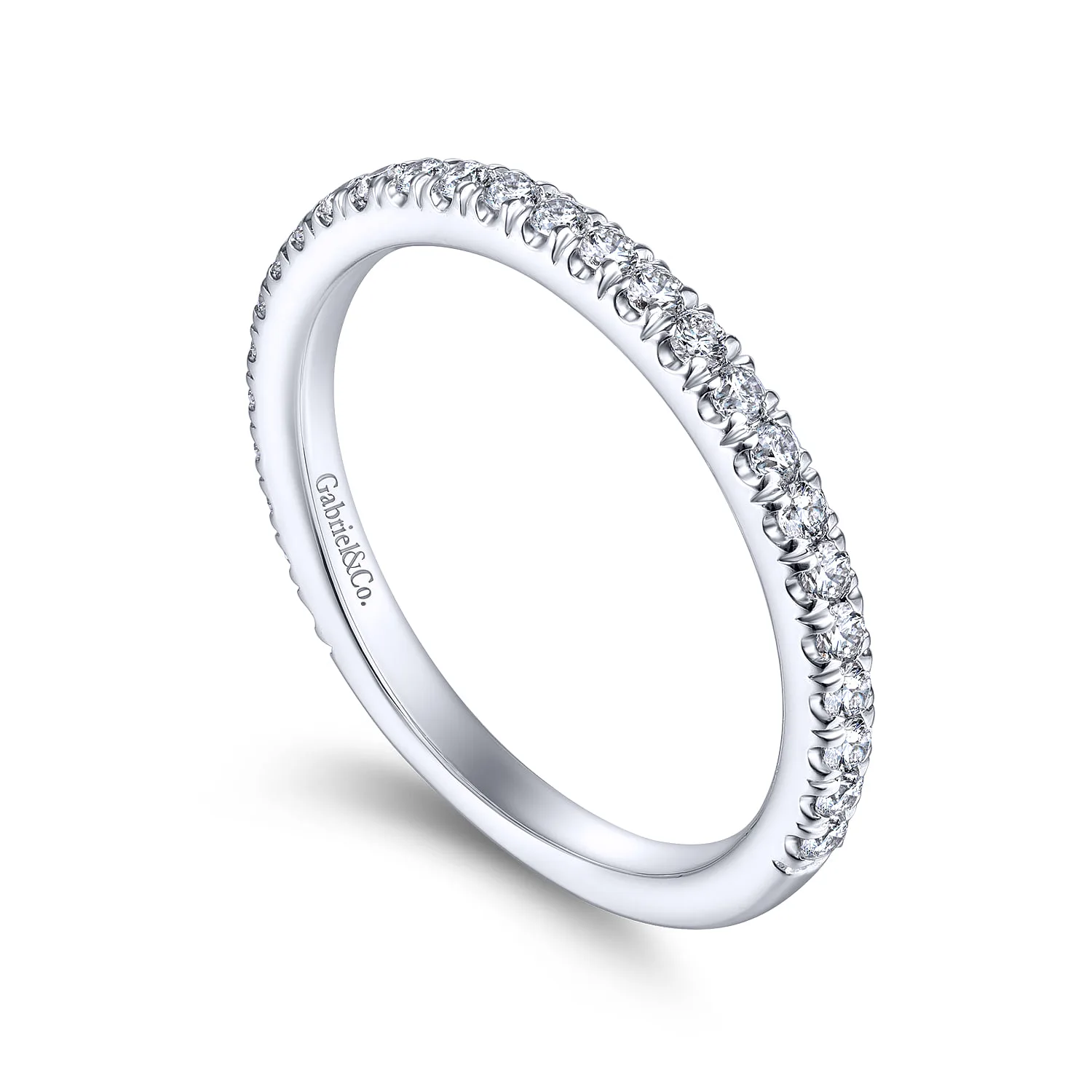 Matching Wedding Band in 14K White Gold, photograph 3