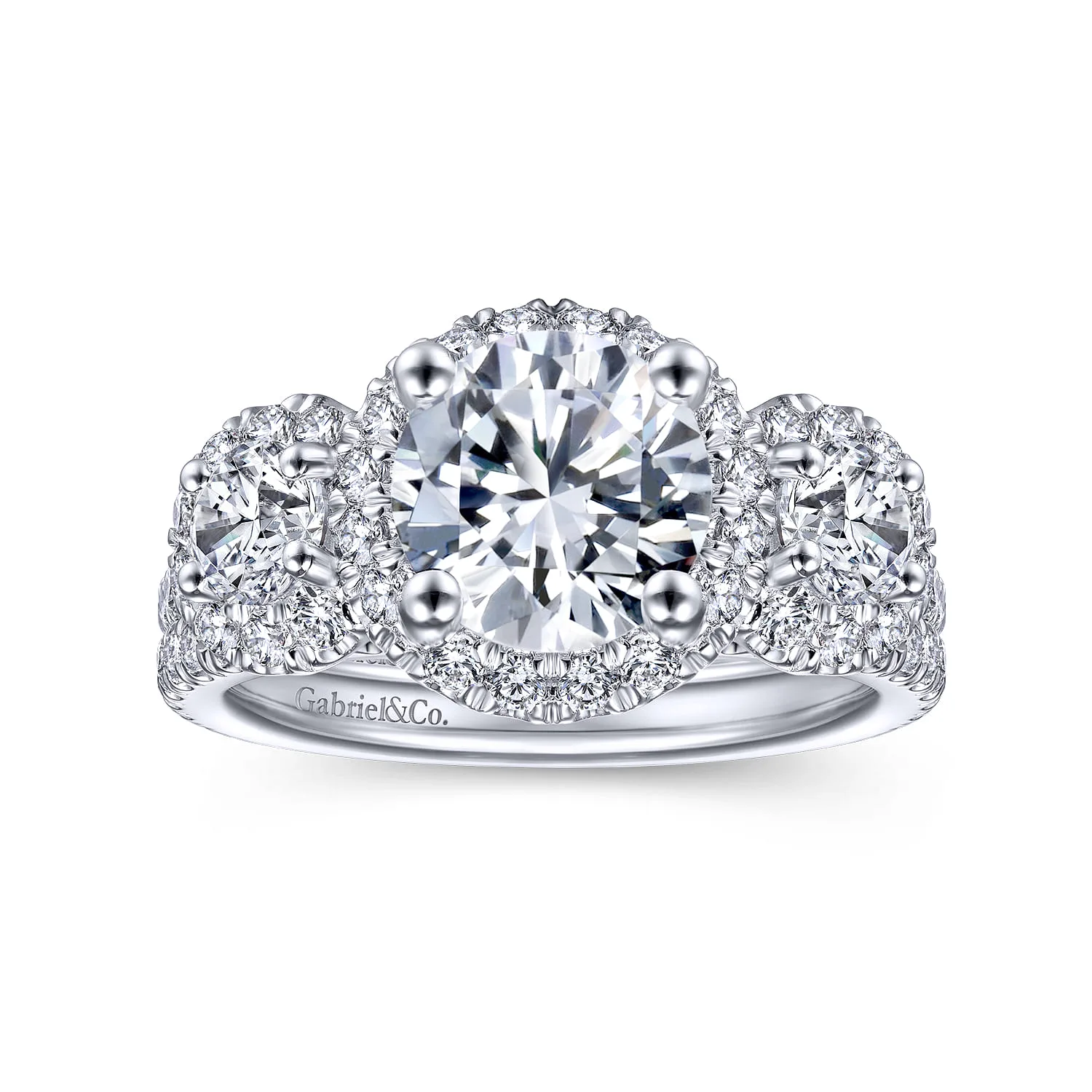 Matching Wedding Band in 14K White Gold, photograph 4